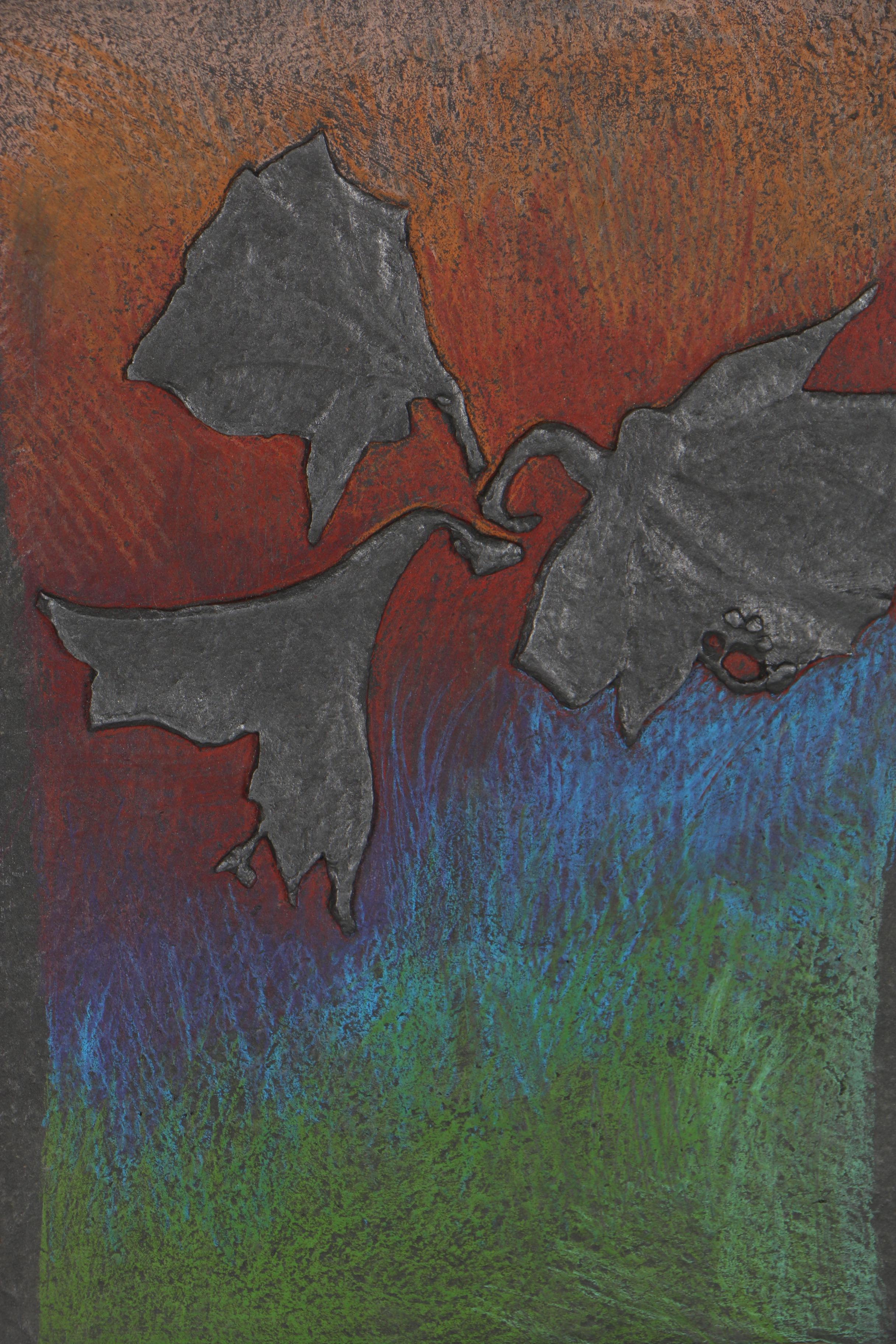 John Tuska Cast Paper Reliefs