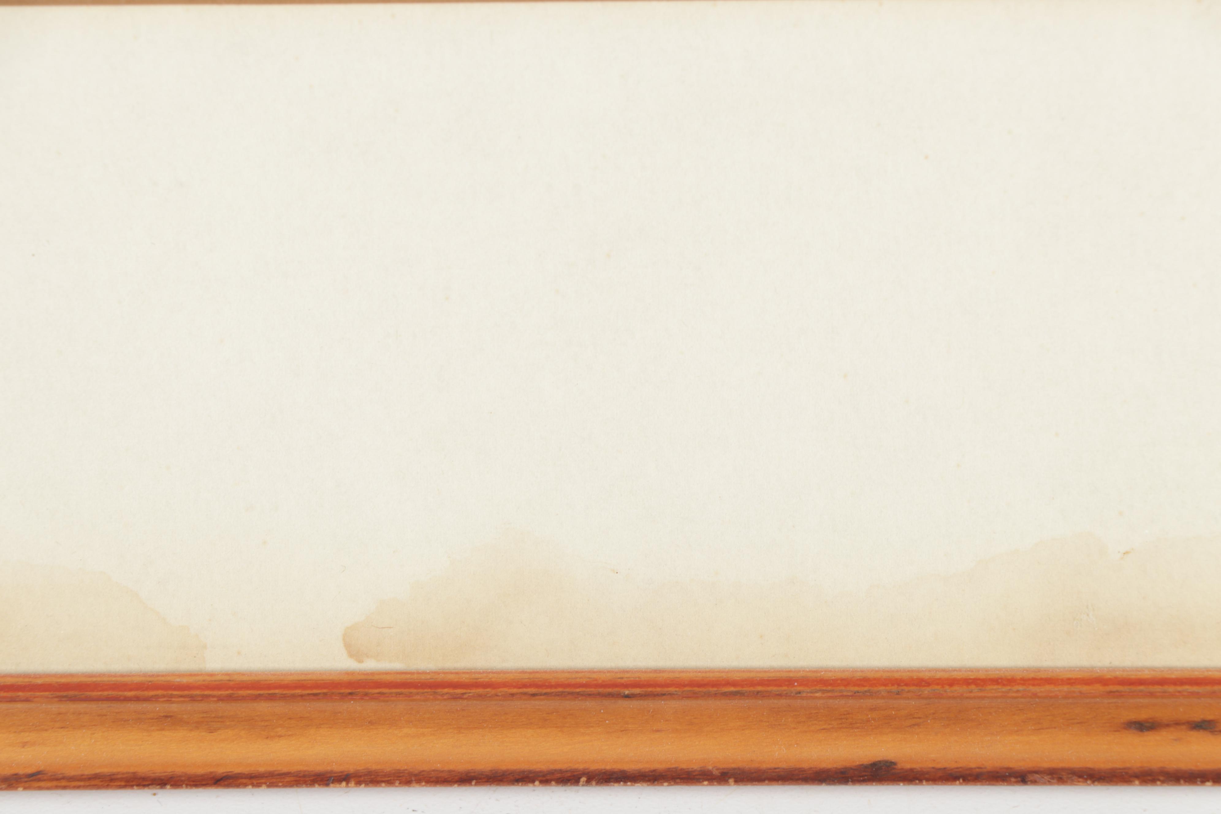 Edward Trowbridge Ryerson Gouache Painting "House on the Hudson"