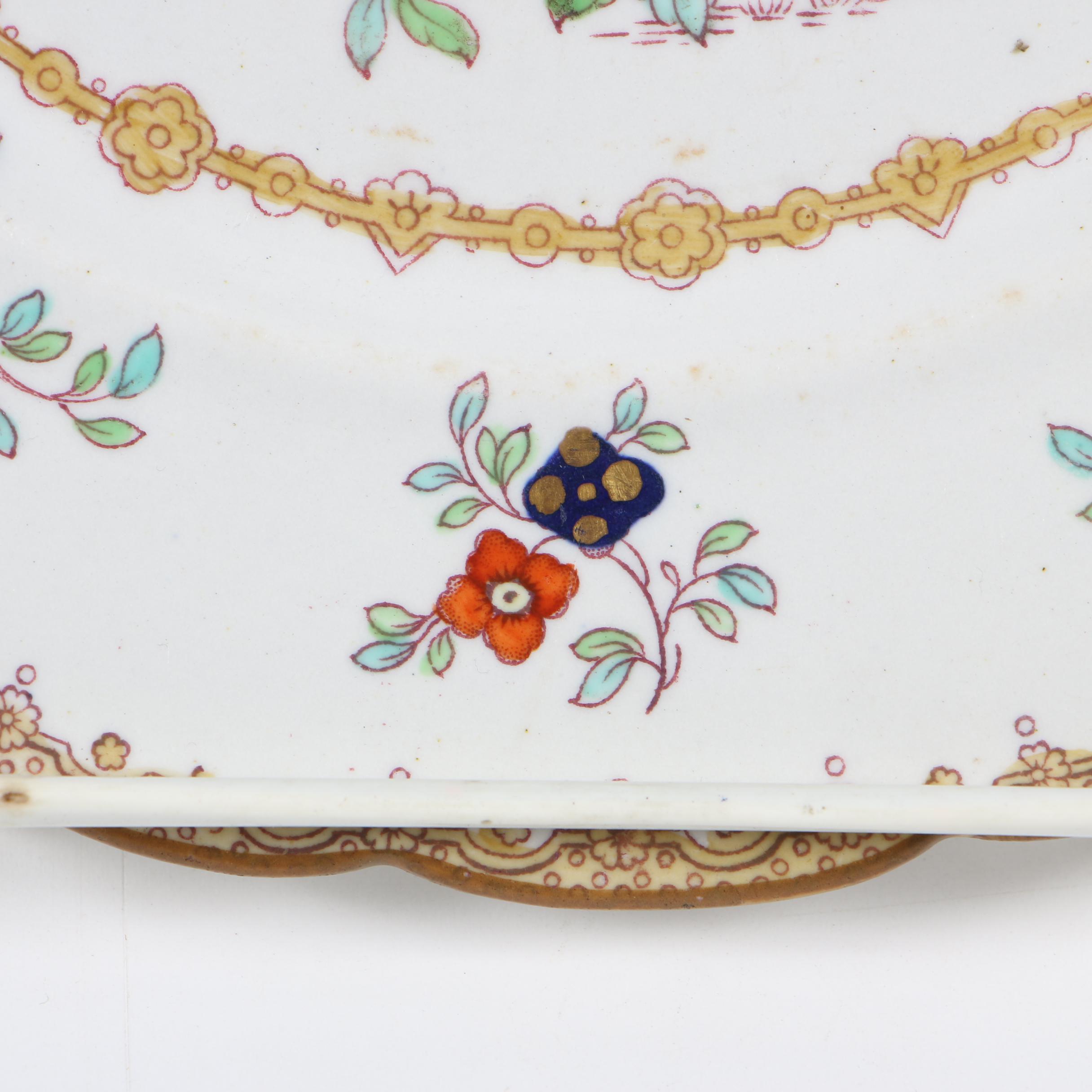 Ashworth English Ironstone China Plate, Late 19th Century