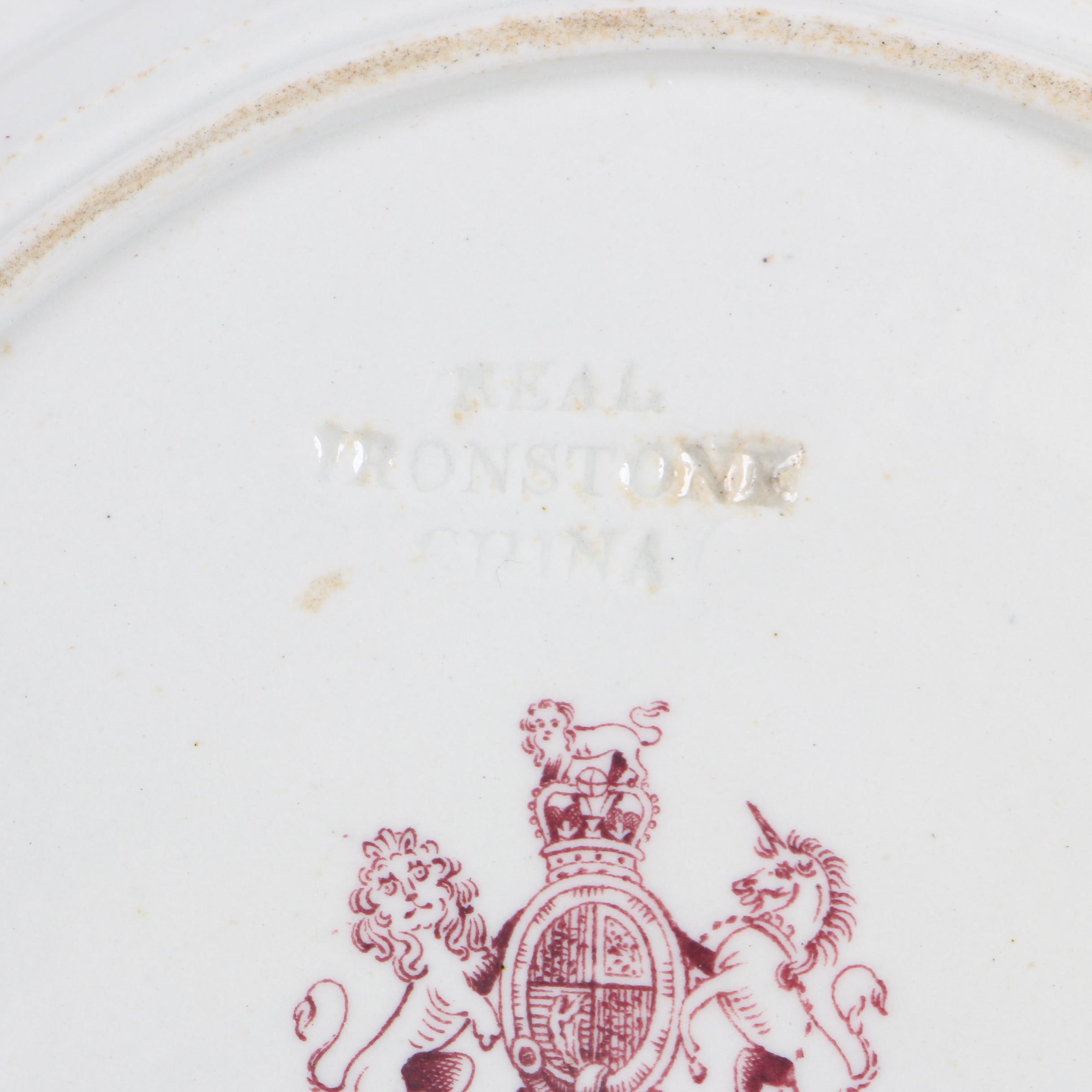 Ashworth English Ironstone China Plate, Late 19th Century