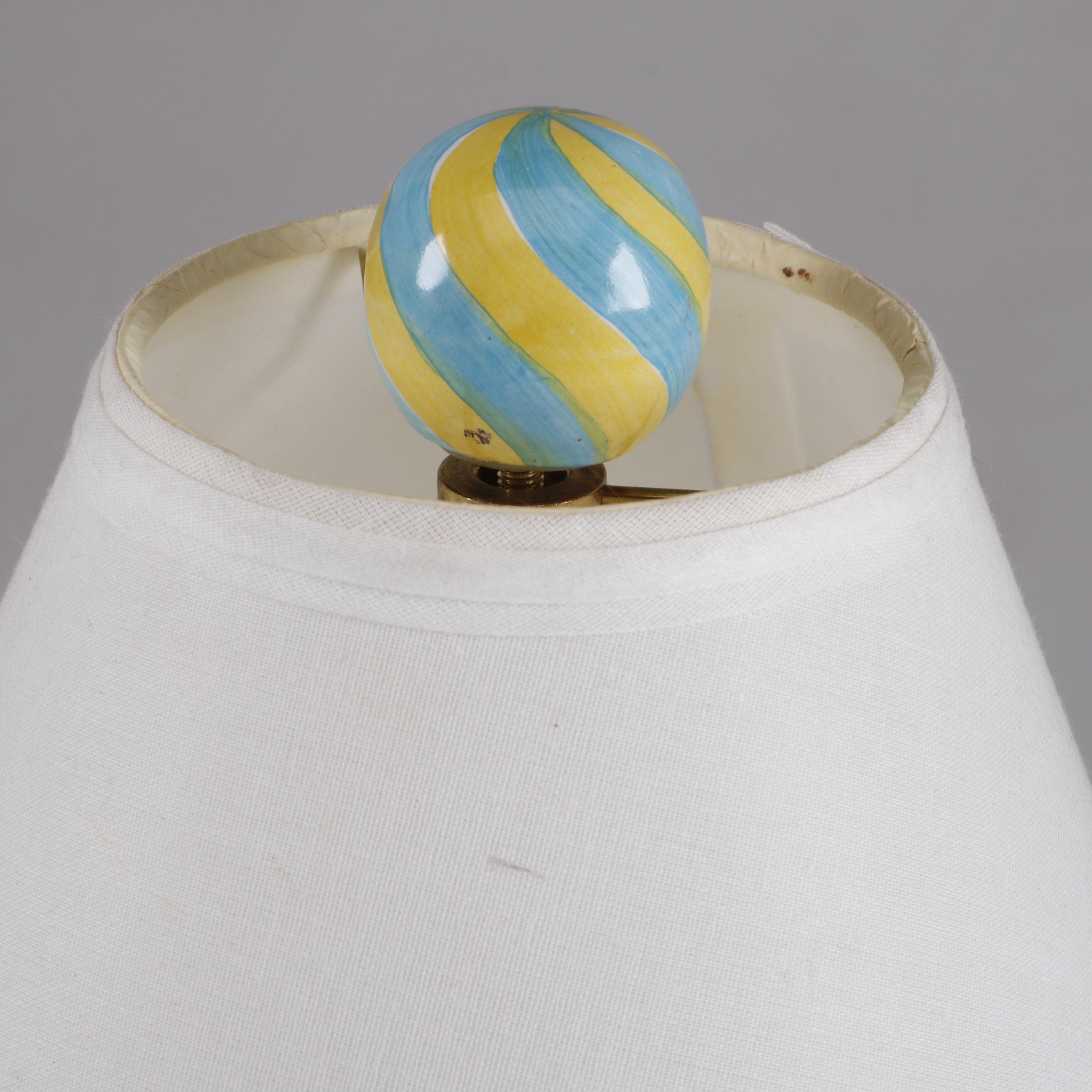 MacKenzie-Childs "Tulip" Earthenware Table Lamp