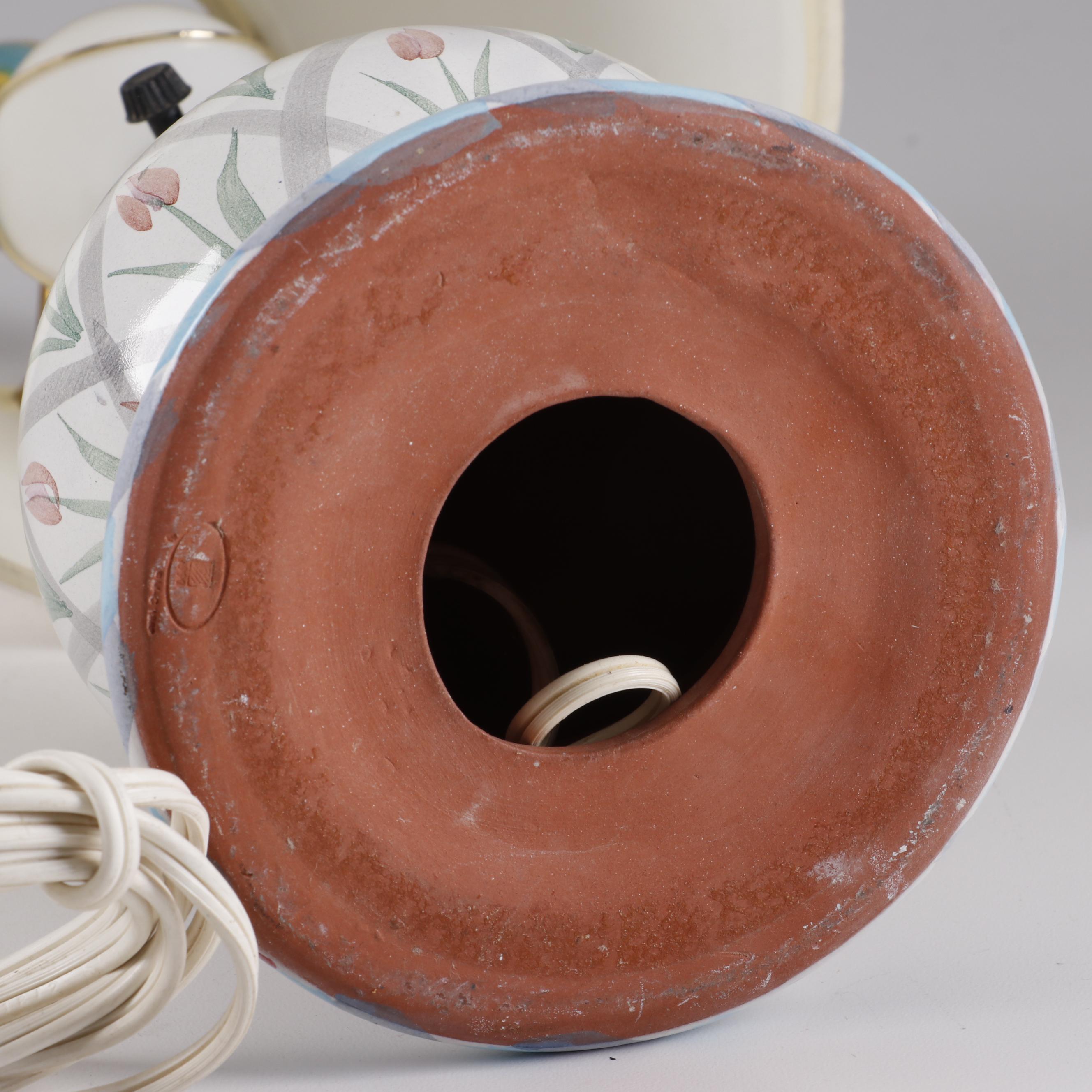 MacKenzie-Childs "Tulip" Earthenware Table Lamp