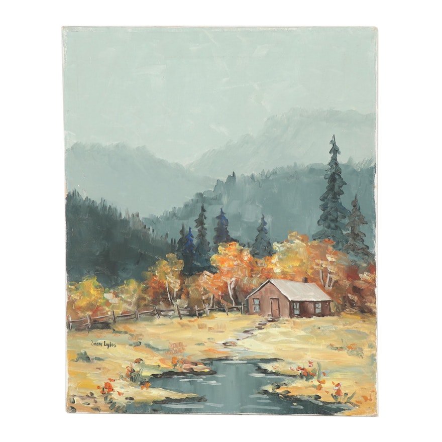 Jean Lyles Landscape Oil Painting