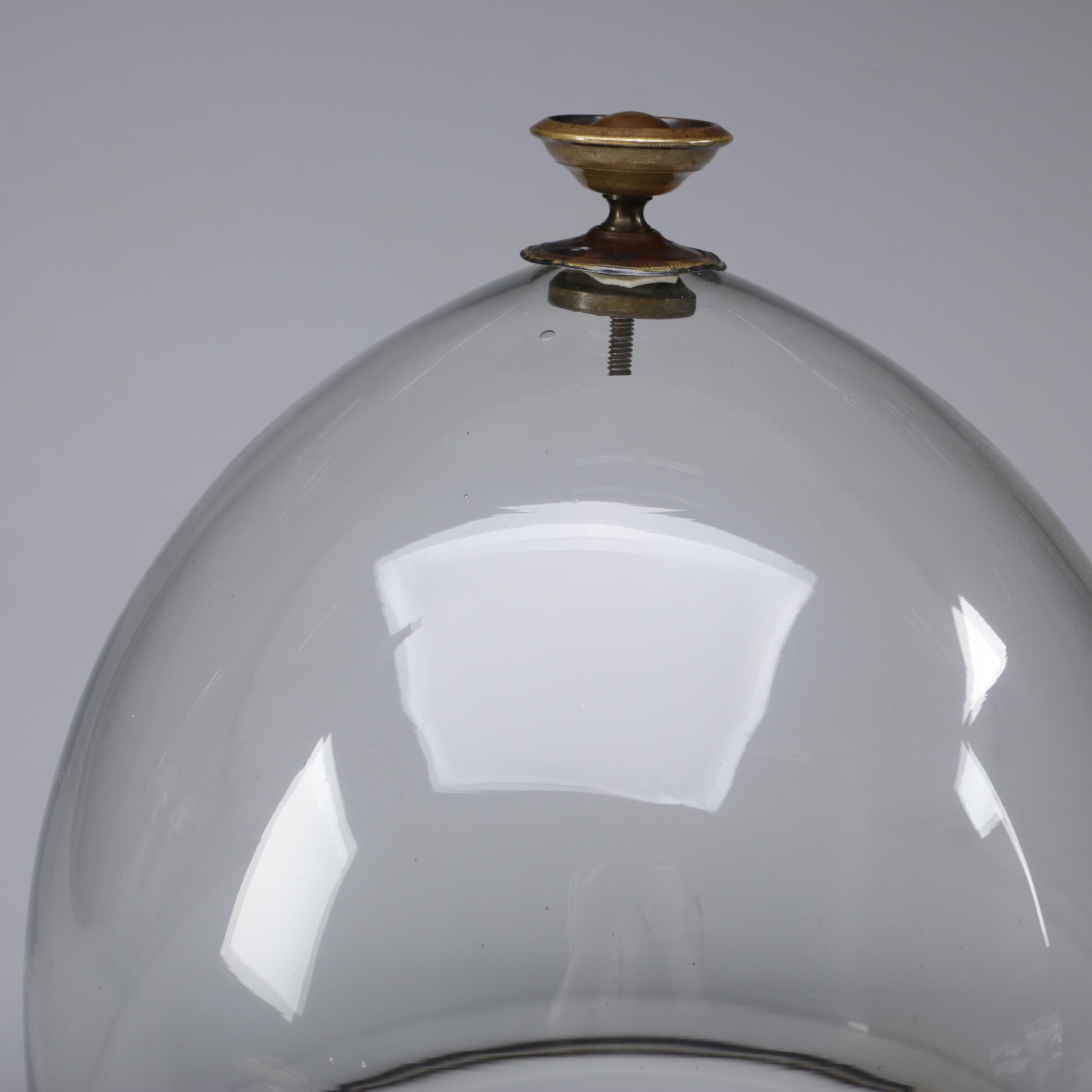 Hand Blown Glass Cloche, Antique