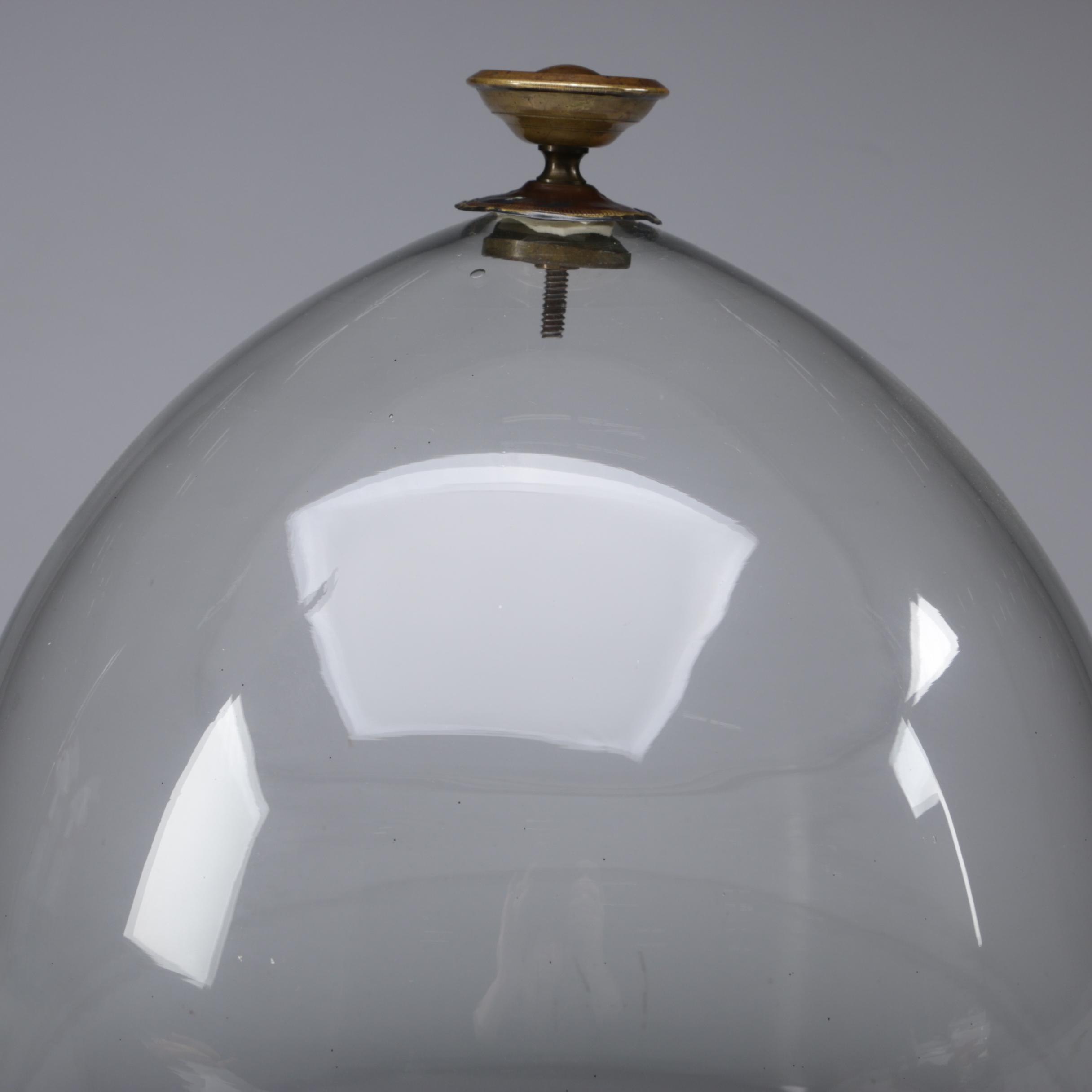 Hand Blown Glass Cloche, Antique