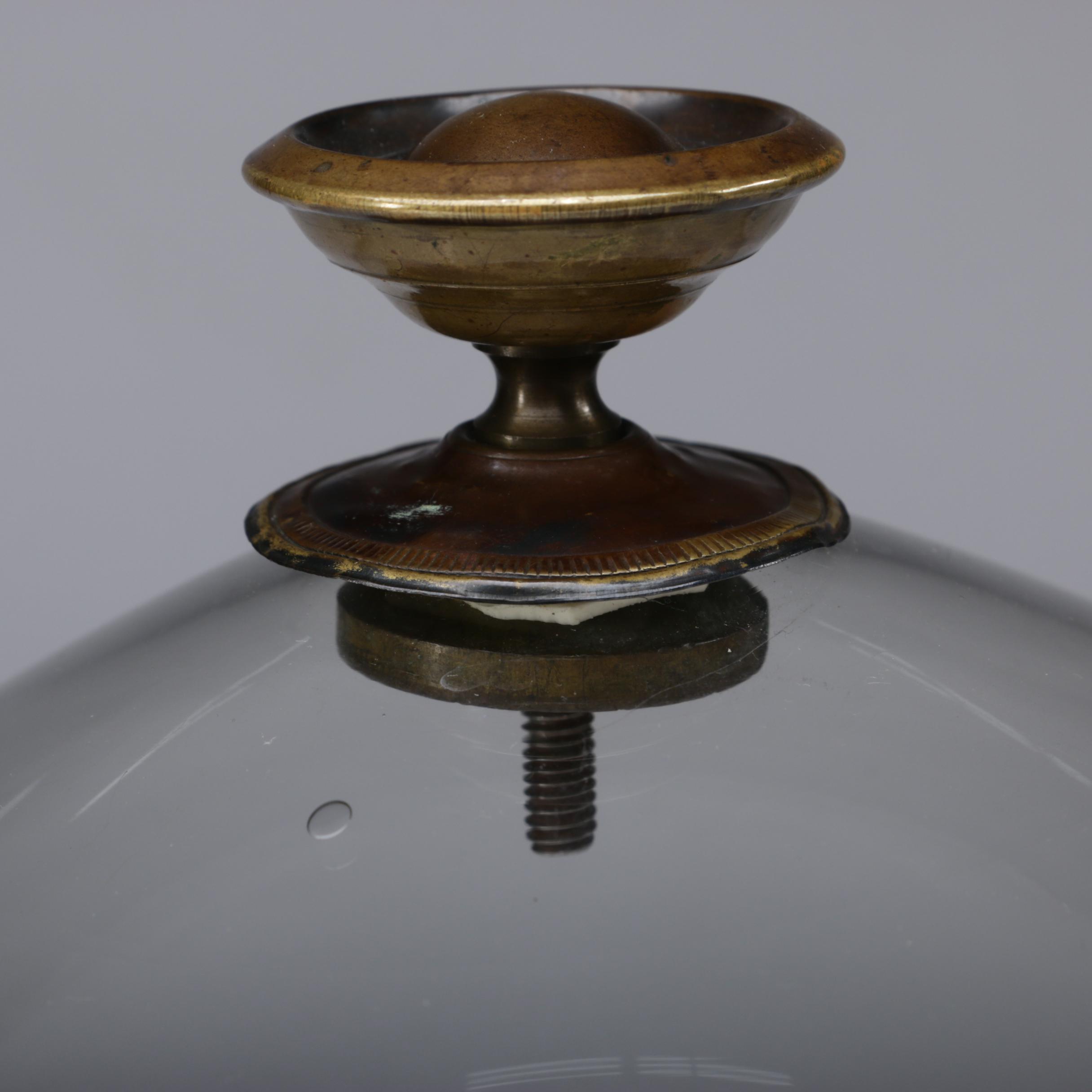 Hand Blown Glass Cloche, Antique