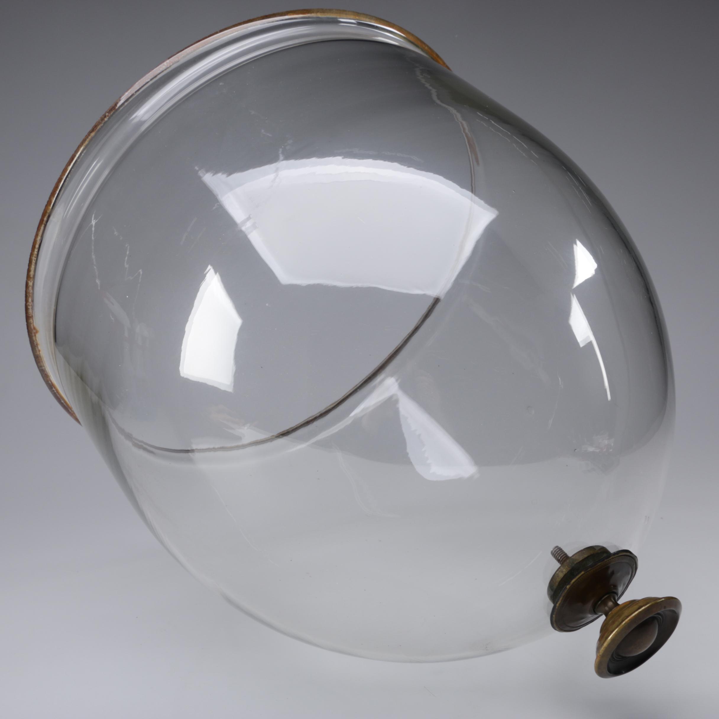 Hand Blown Glass Cloche, Antique