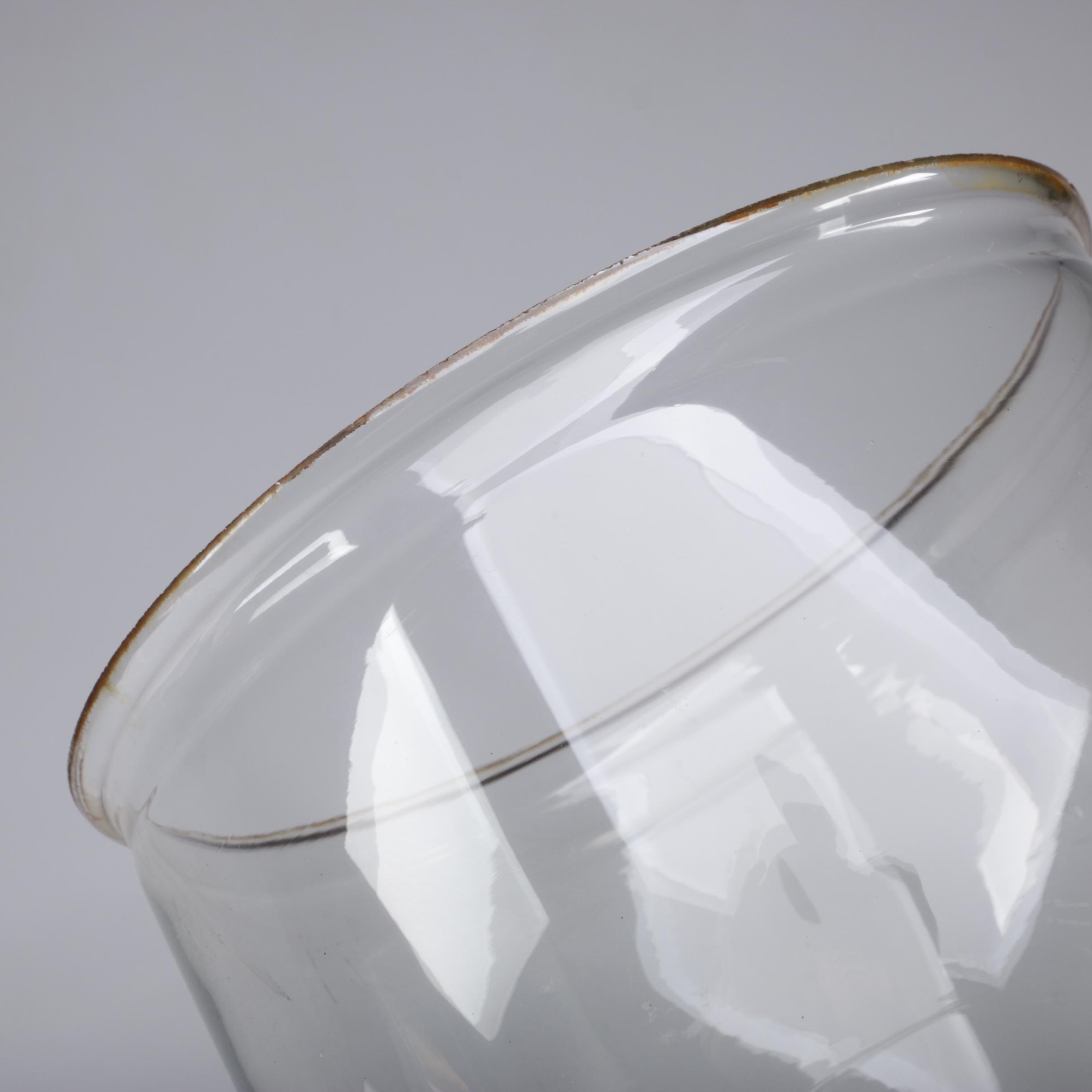 Hand Blown Glass Cloche, Antique