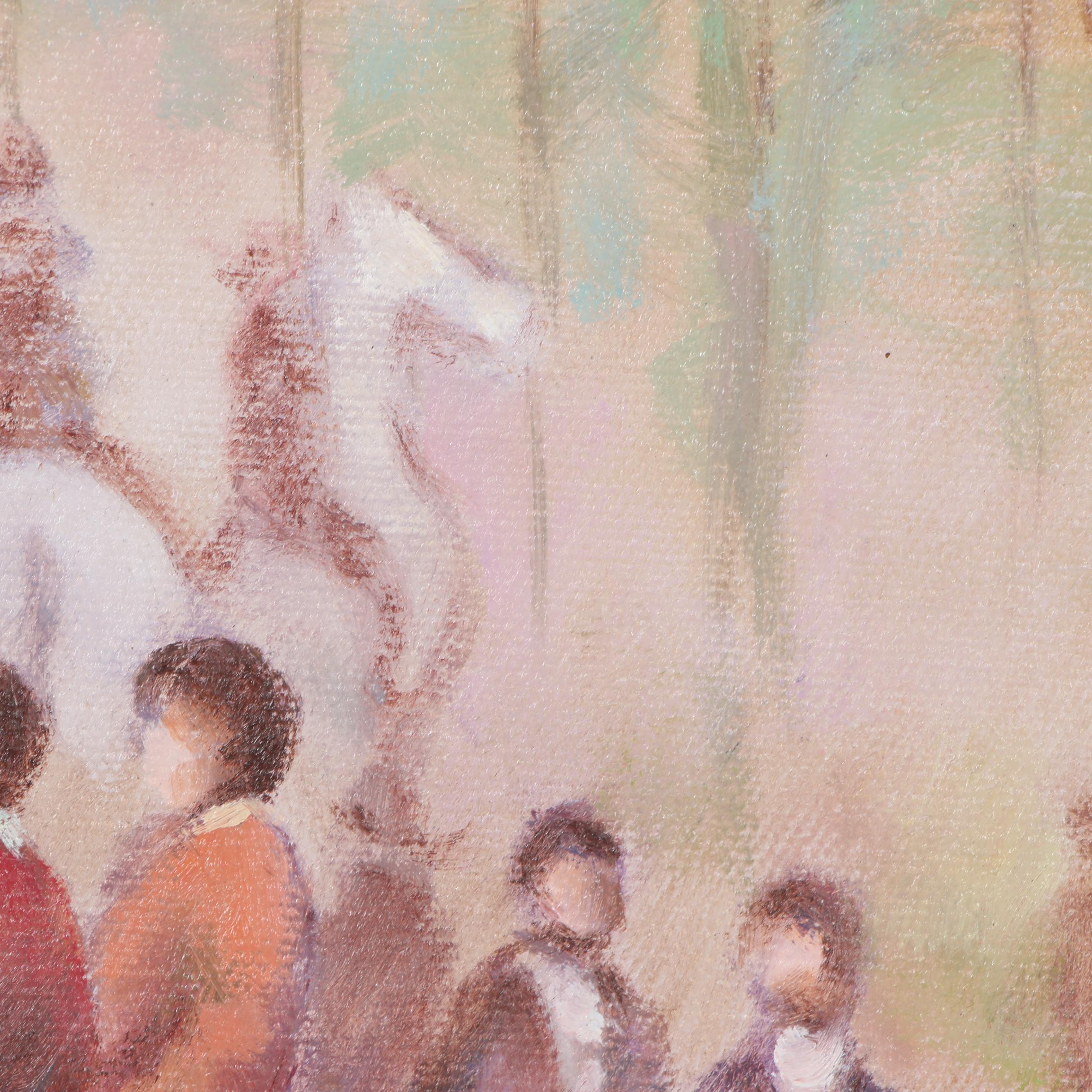 Jean Daumier Carousel Oil Painting