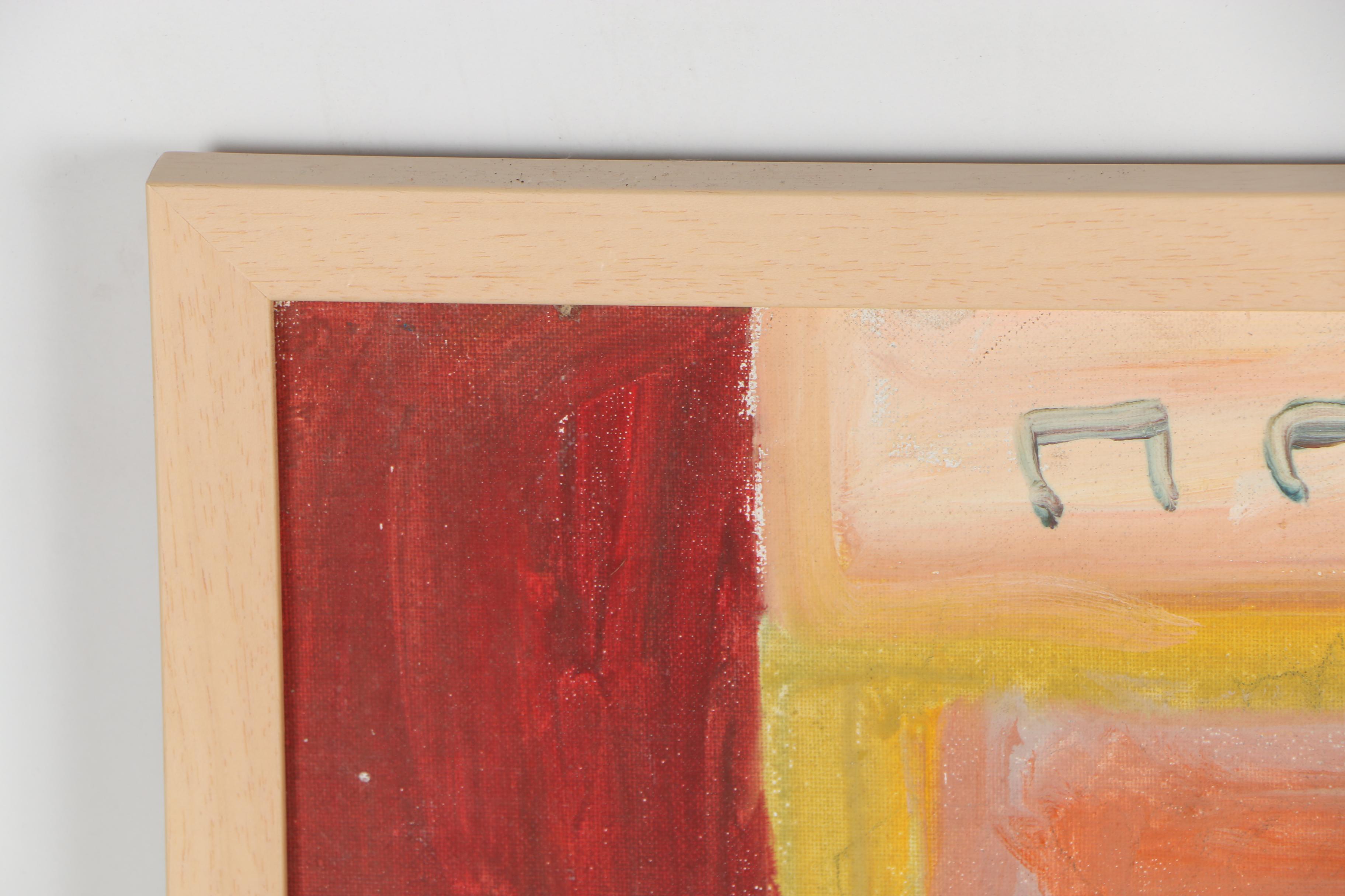 Robert Wright Folk Acrylic Painting