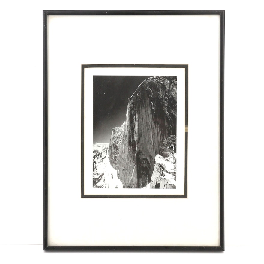 Framed Ansel Adams Reproduction of "Monolith, The Face of Half Dome"