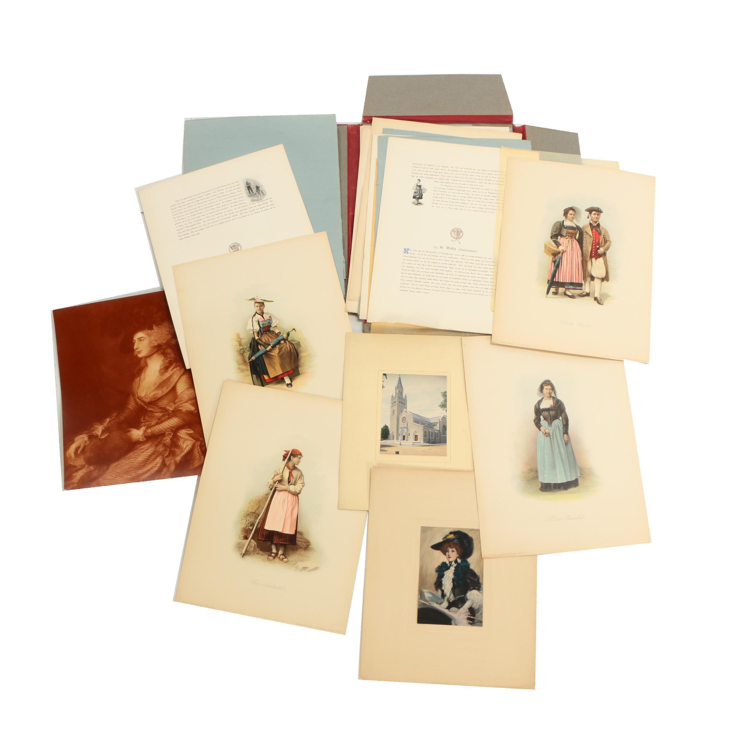 "Swiss Costumes From the XVII-XIX Century" Under Direction of Mrs. Jul. Heierli