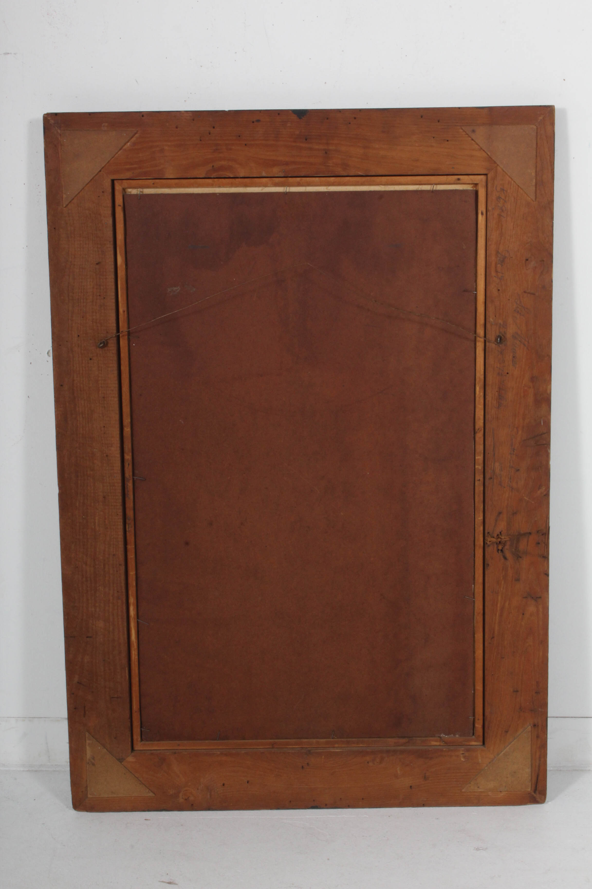 Sid Maurer Mid Century Etched Oil Painting