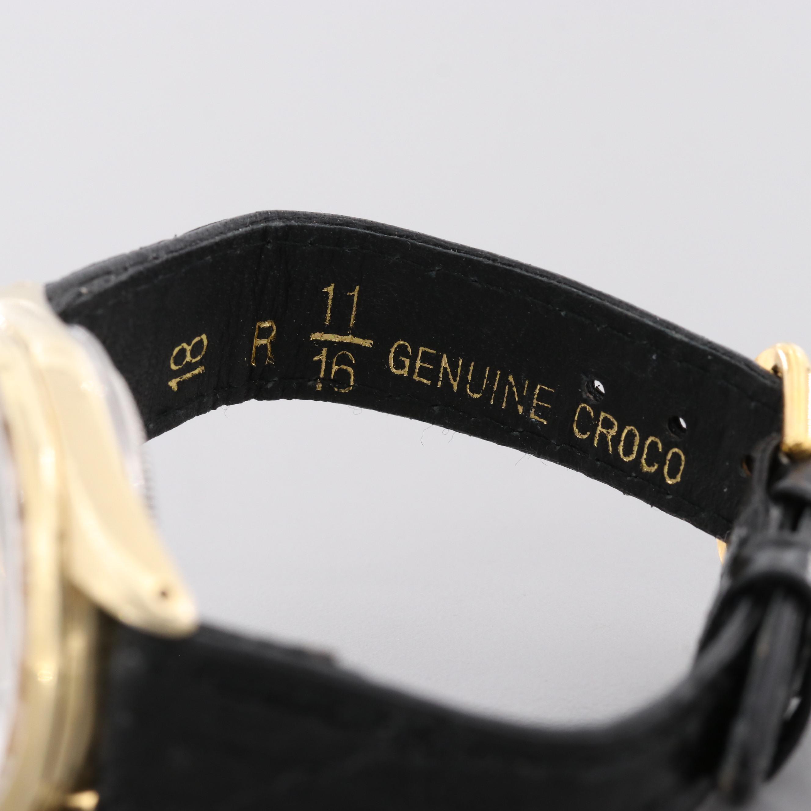 Vintage Rolex Oyster Perpetual Date Gold Shell Automatic Watch