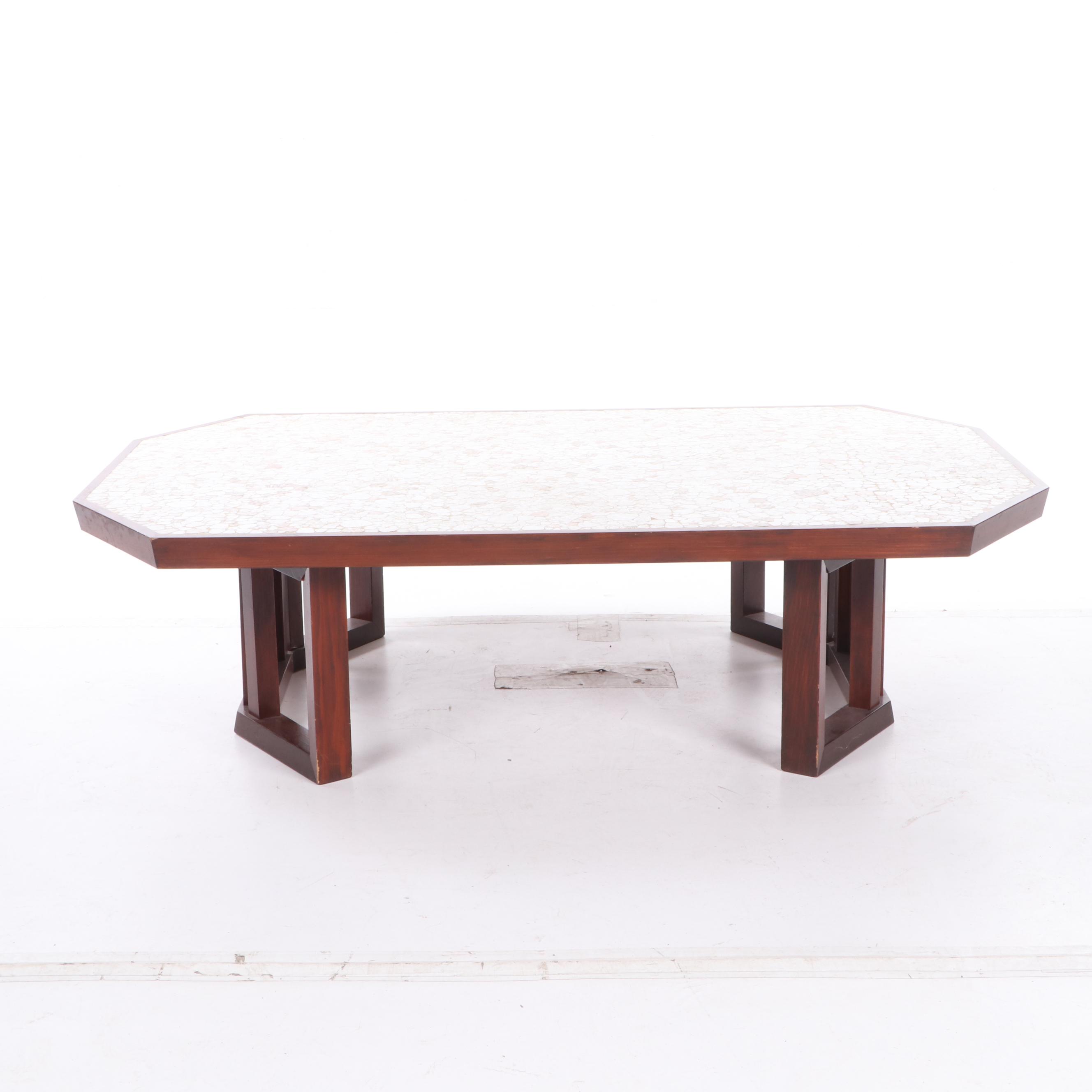 Wood and Laminate Modern Coffee Table