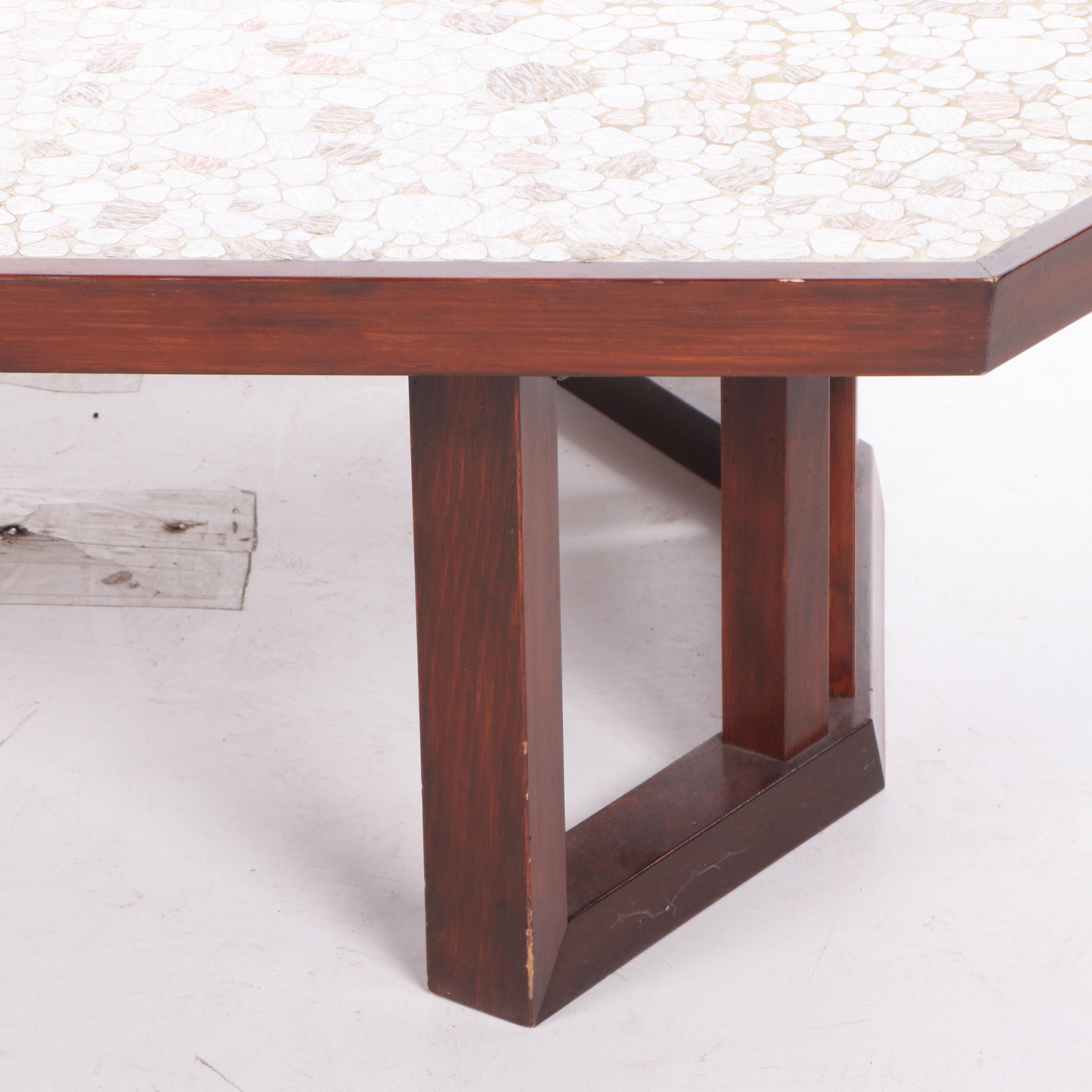 Wood and Laminate Modern Coffee Table