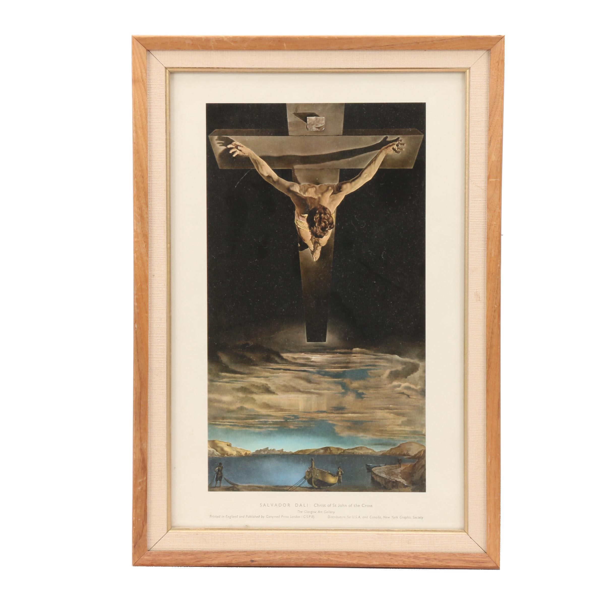Lithograph After Salvador Dalí "Christ of St John of the Cross"