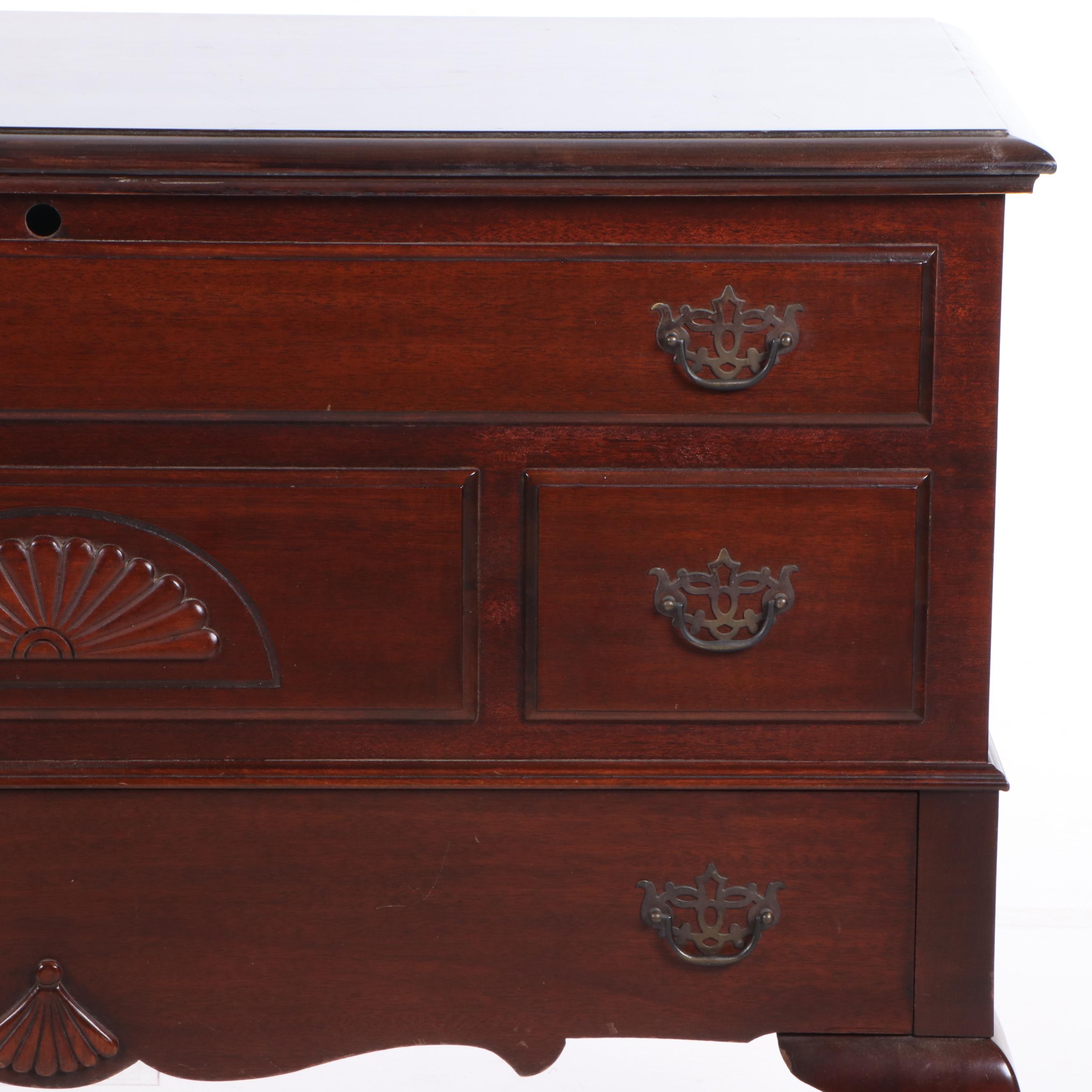 Lane "Colonial Lowboy" Mahogany Cedar Chest, Mid 20th Century