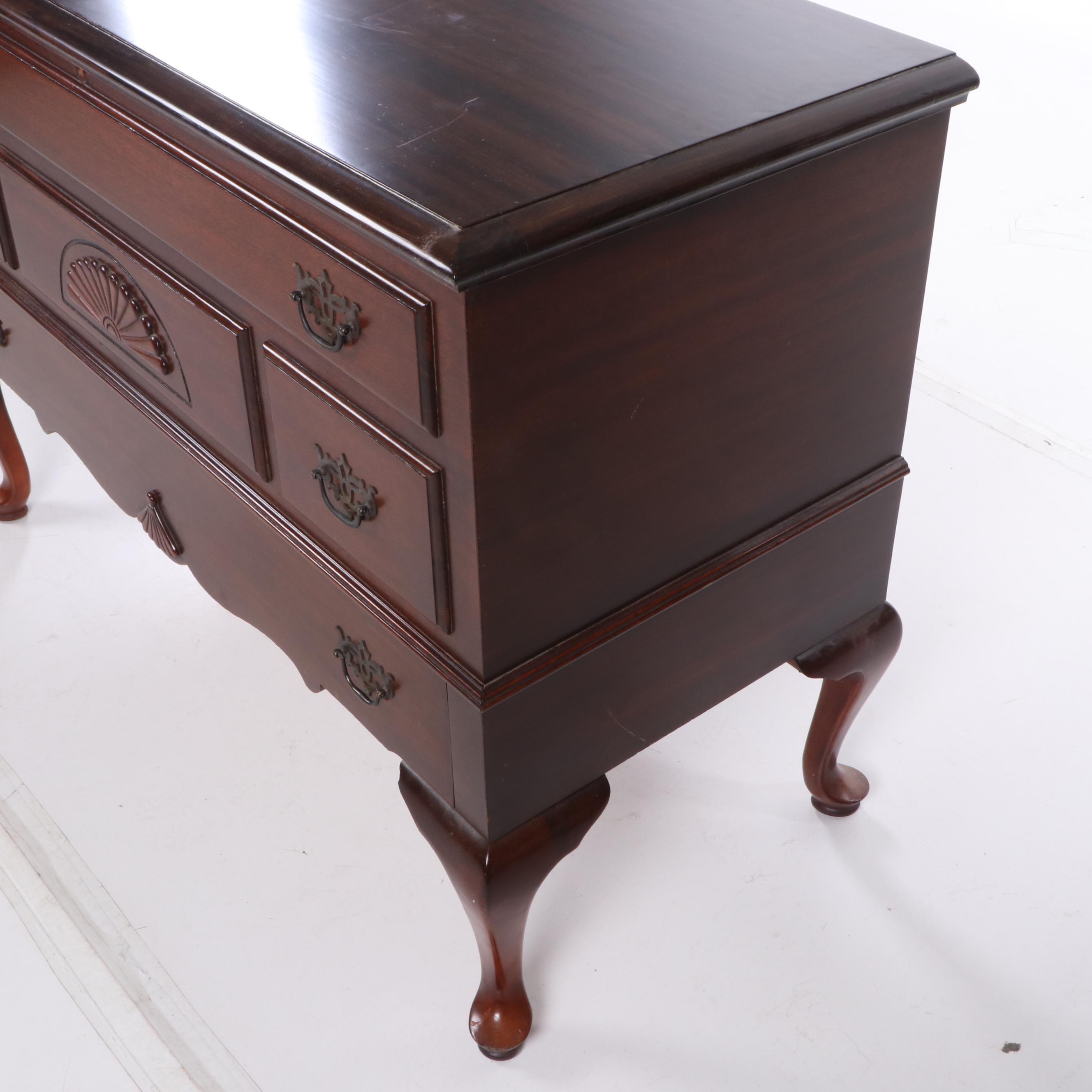 Lane "Colonial Lowboy" Mahogany Cedar Chest, Mid 20th Century