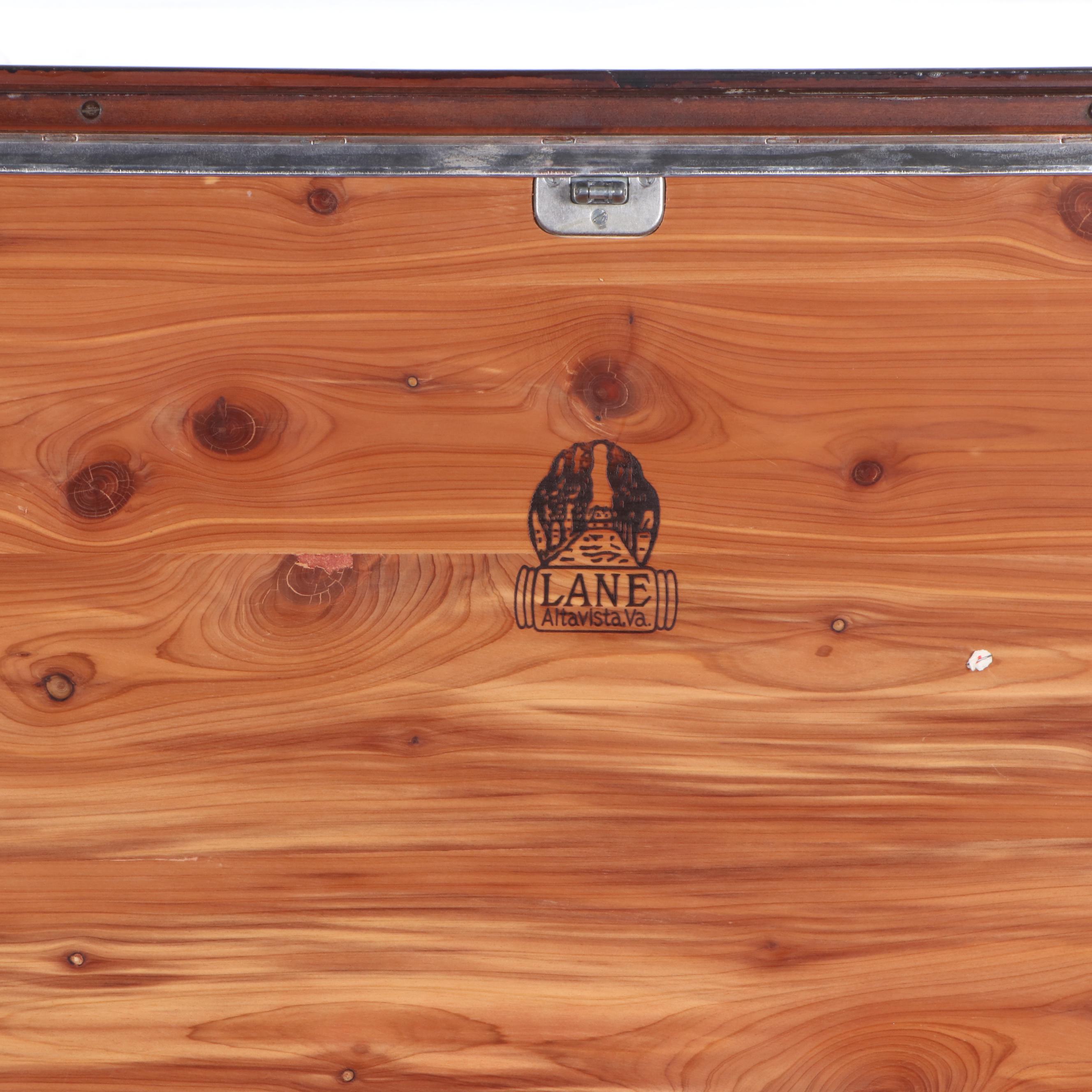 Lane "Colonial Lowboy" Mahogany Cedar Chest, Mid 20th Century