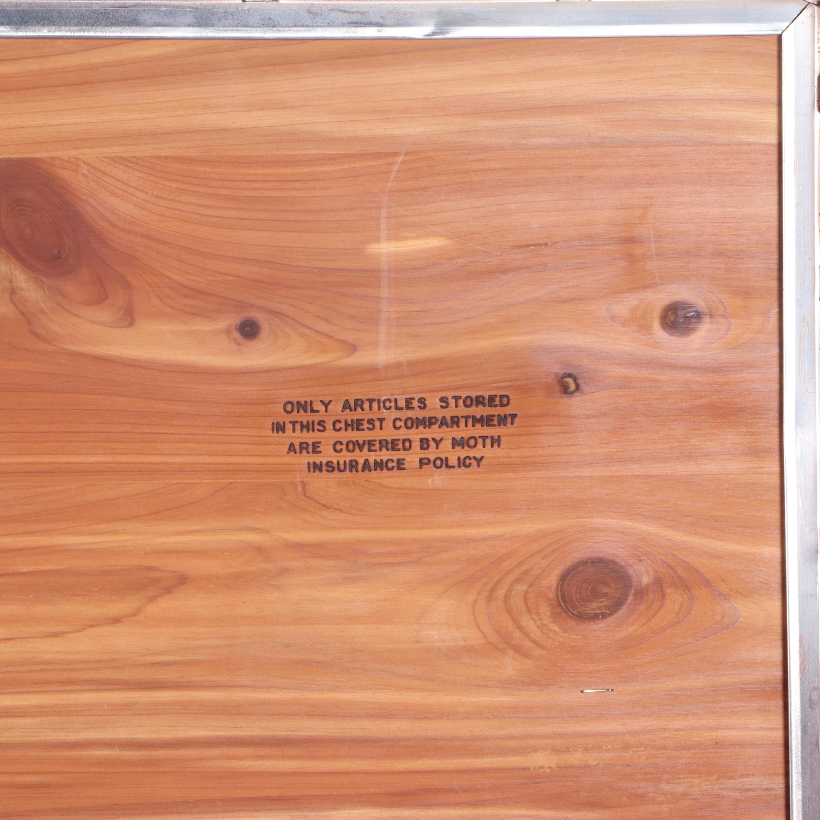 Lane "Colonial Lowboy" Mahogany Cedar Chest, Mid 20th Century