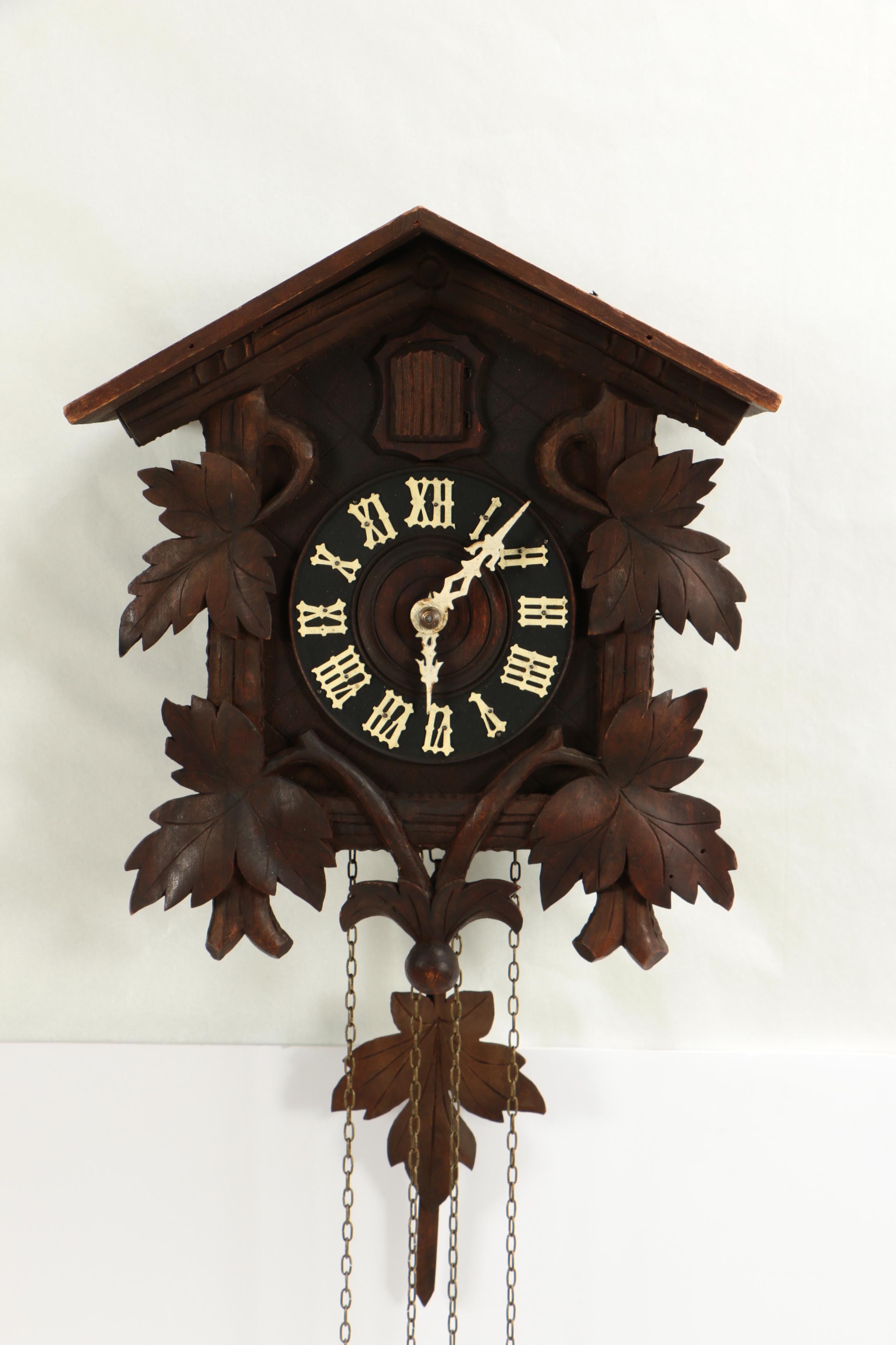 George Kuehl & Co. Black Forest Cuckoo Clock, Circa 1900