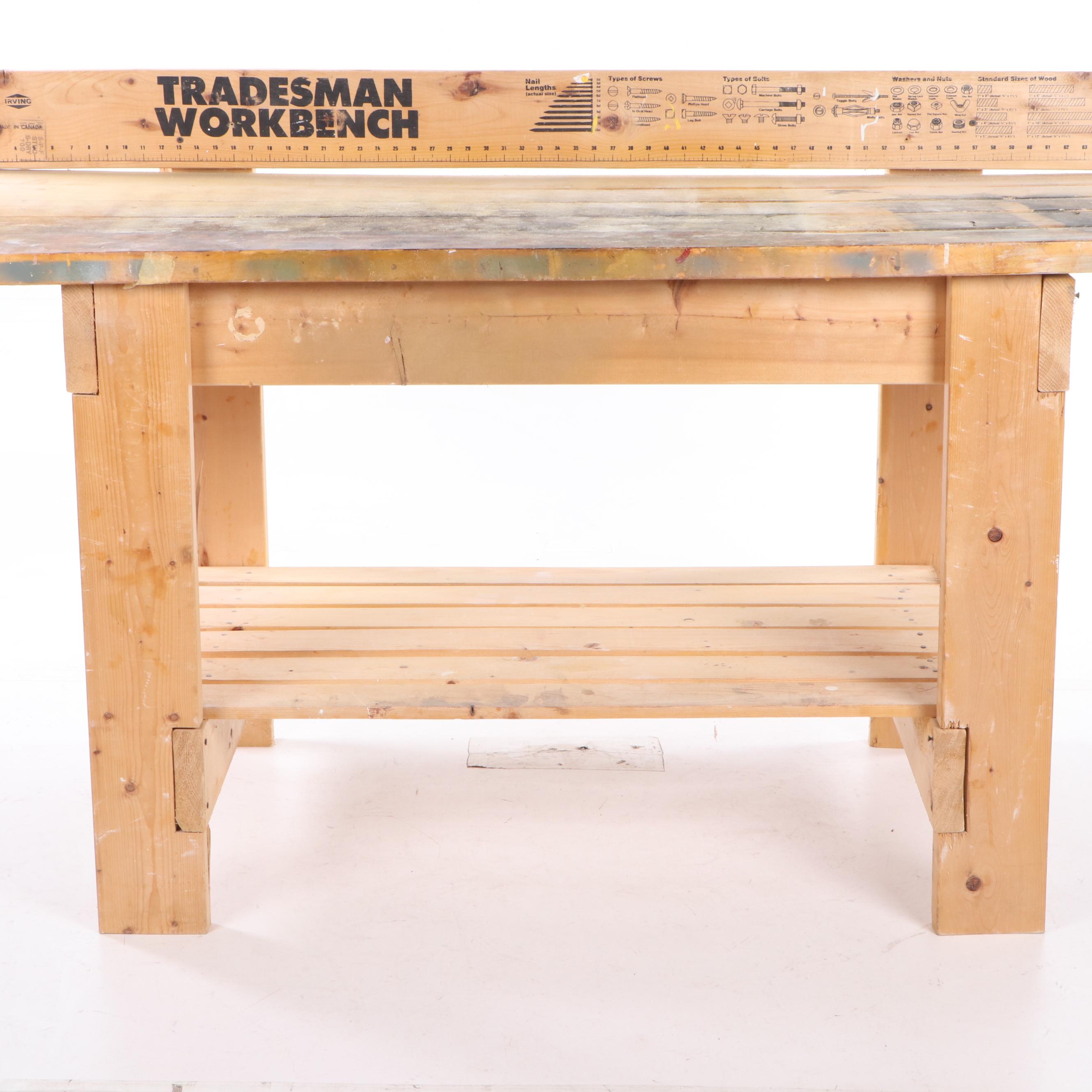 Tradesman Modern Pine Workbench