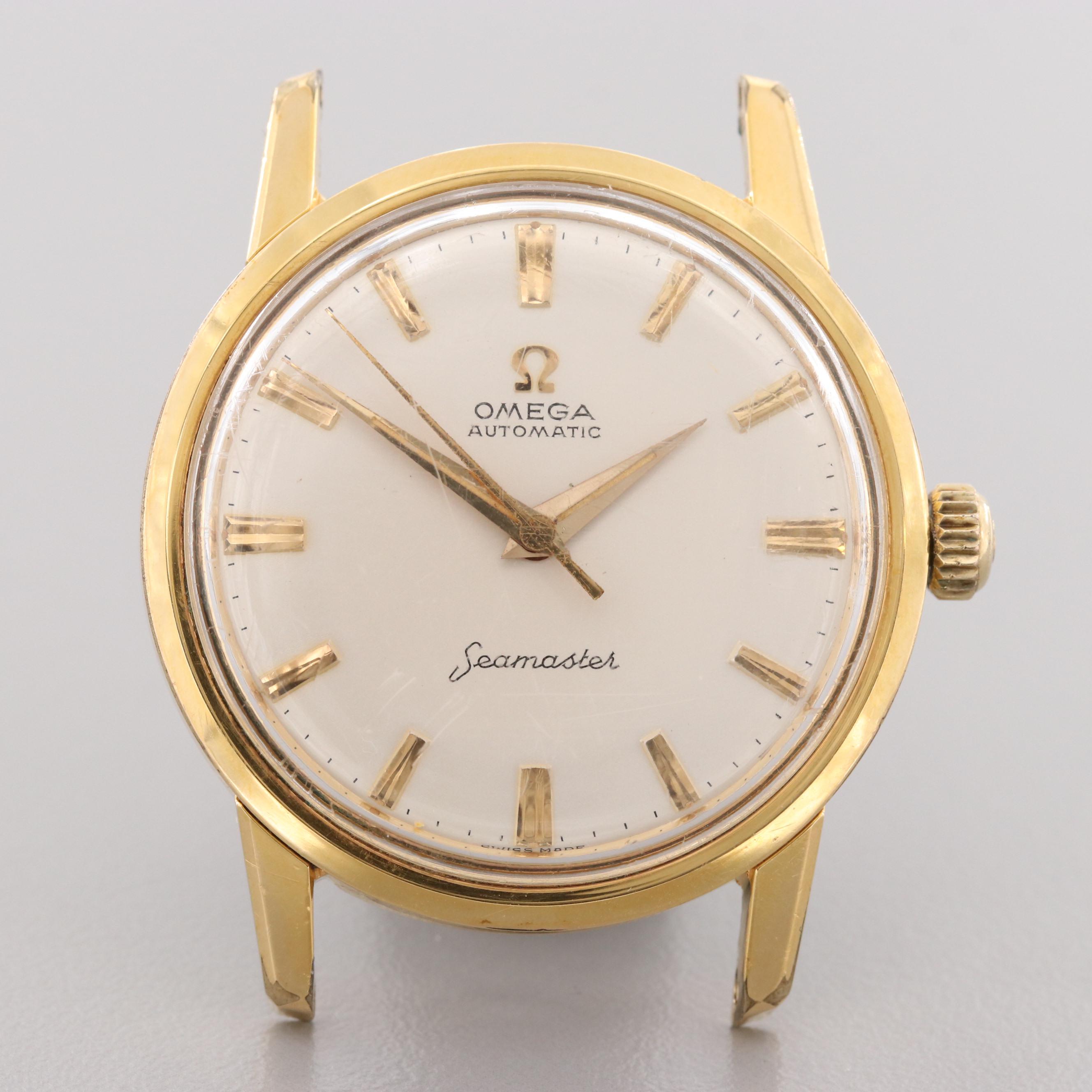 Vintage Omega Seamaster Stainless Steel and Gold Plated Automatic Watch