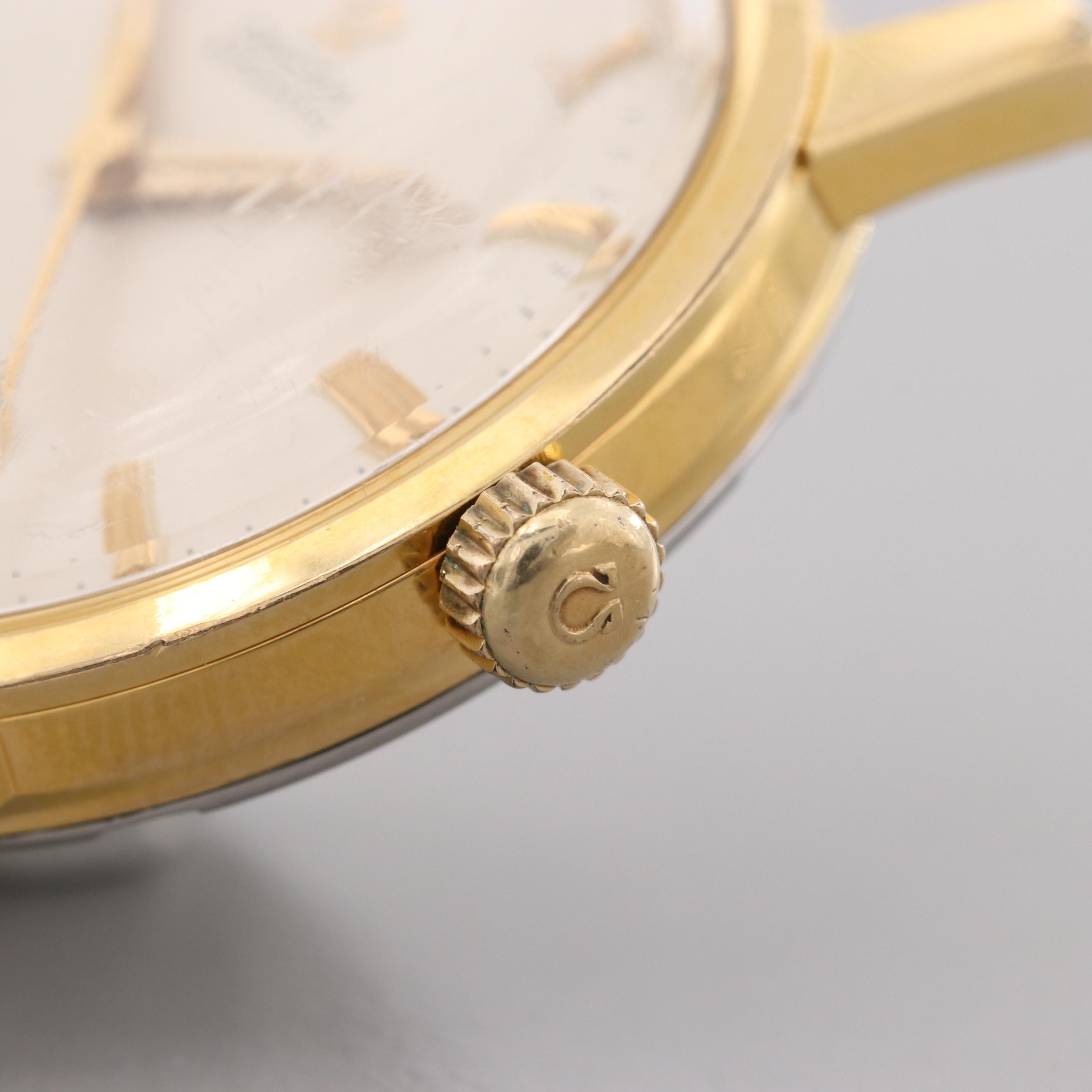 Vintage Omega Seamaster Stainless Steel and Gold Plated Automatic Watch