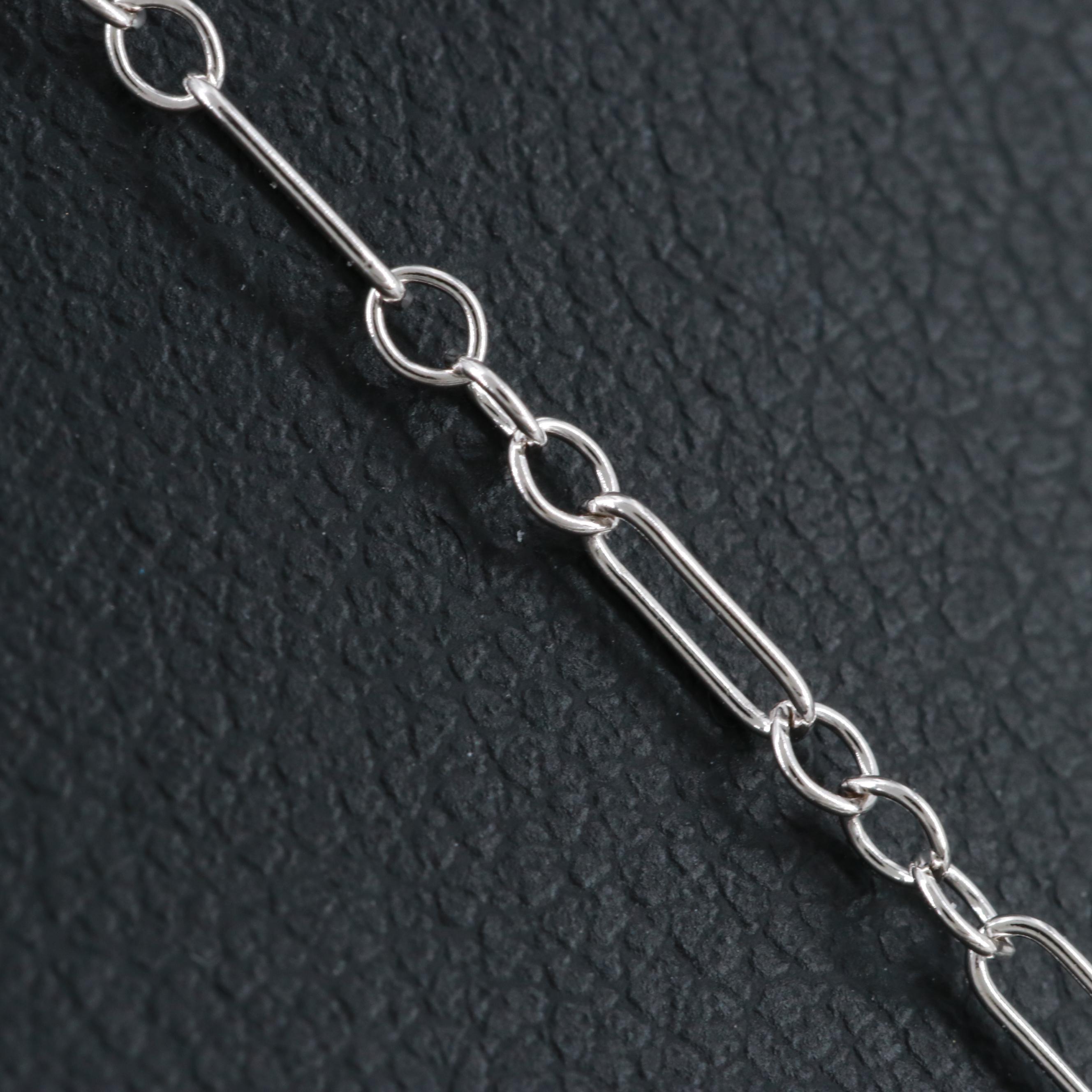 Lauren Taylor Sterling Silver Cultured Pearl and Cubic Zirconia Pendant Necklace