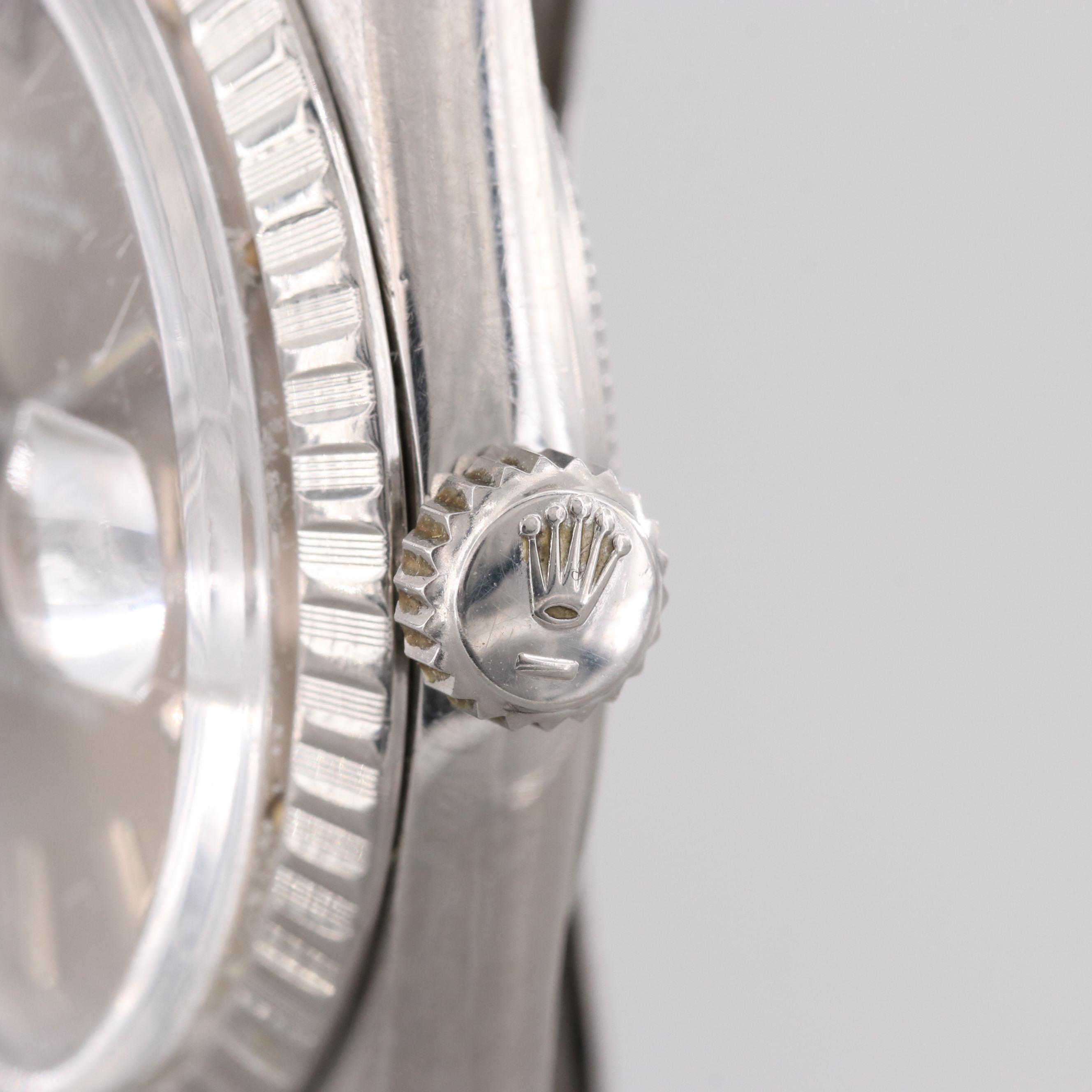 Vintage Rolex Datejust Stainless Steel Automatic Watch, 1975