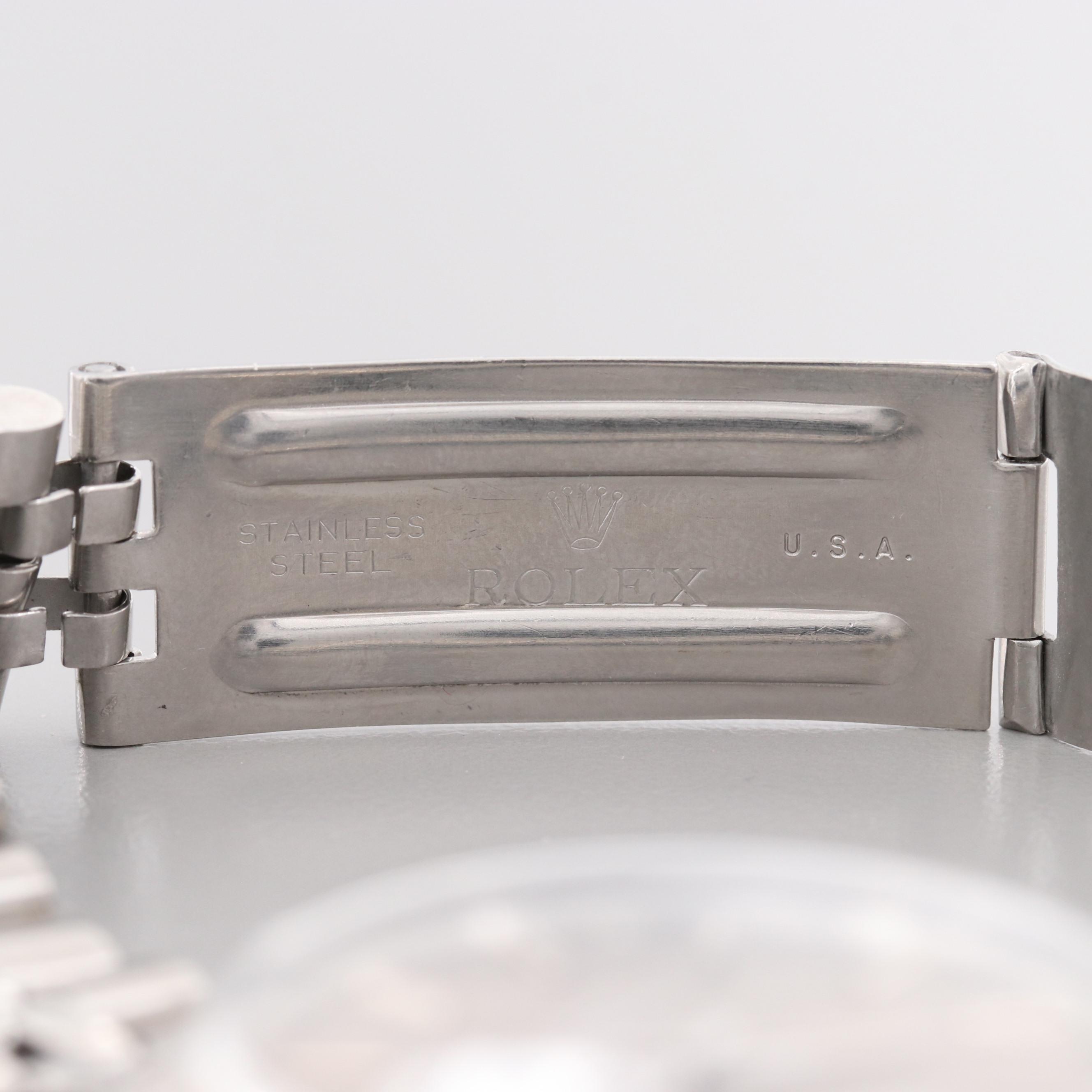 Vintage Rolex Datejust Stainless Steel Automatic Watch, 1975