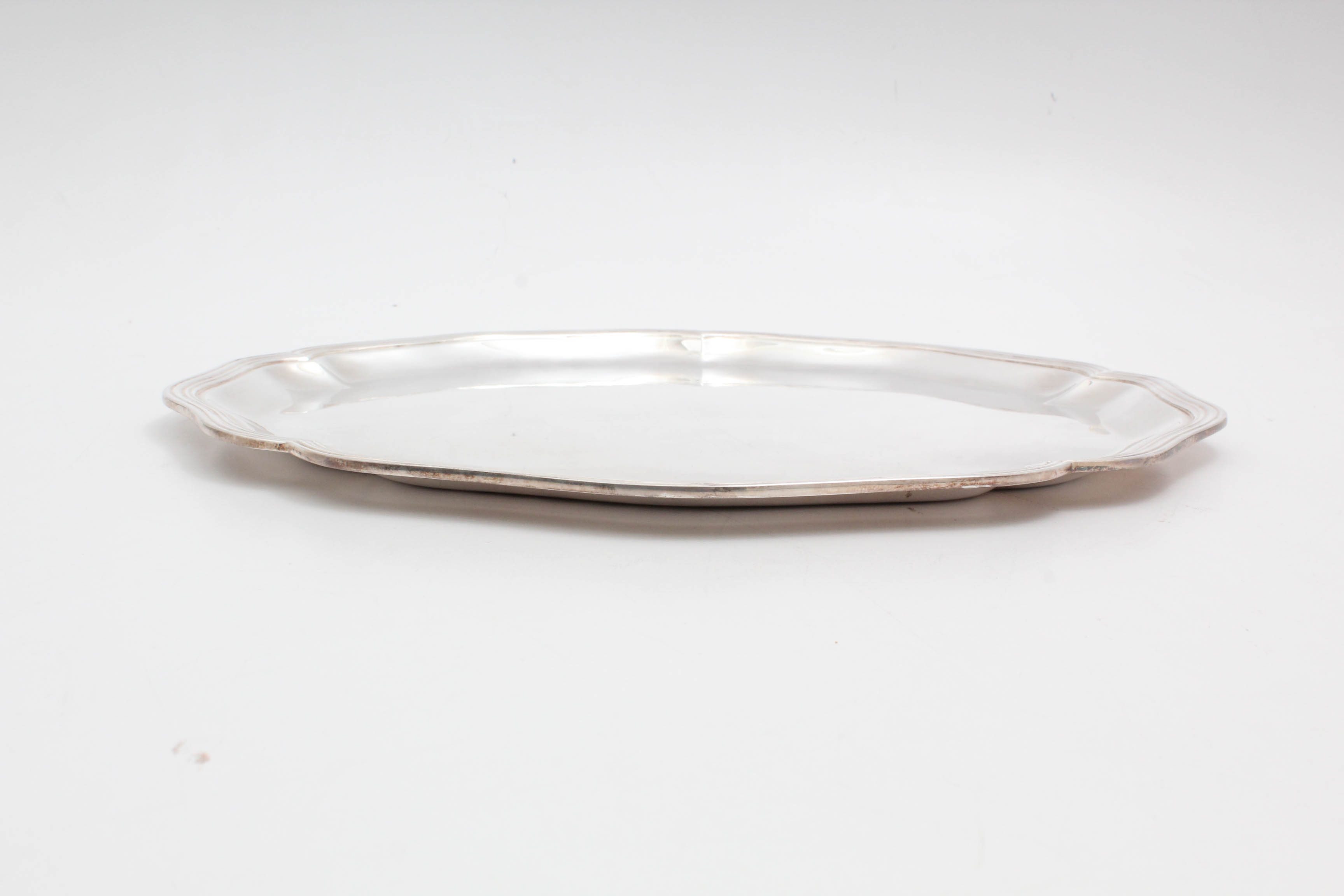 Lazarus Posen 800 Silver Tray, Berlin, Early 20th Century