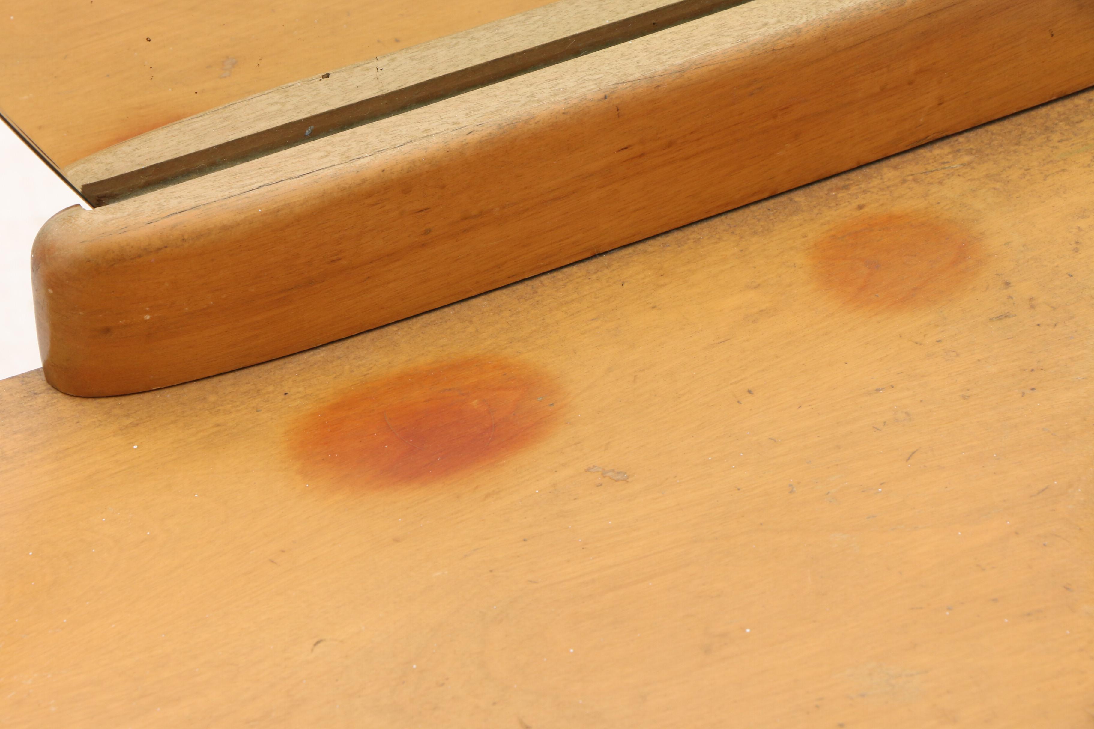 Art Deco Style Vanity Dresser with Mirror and Stool