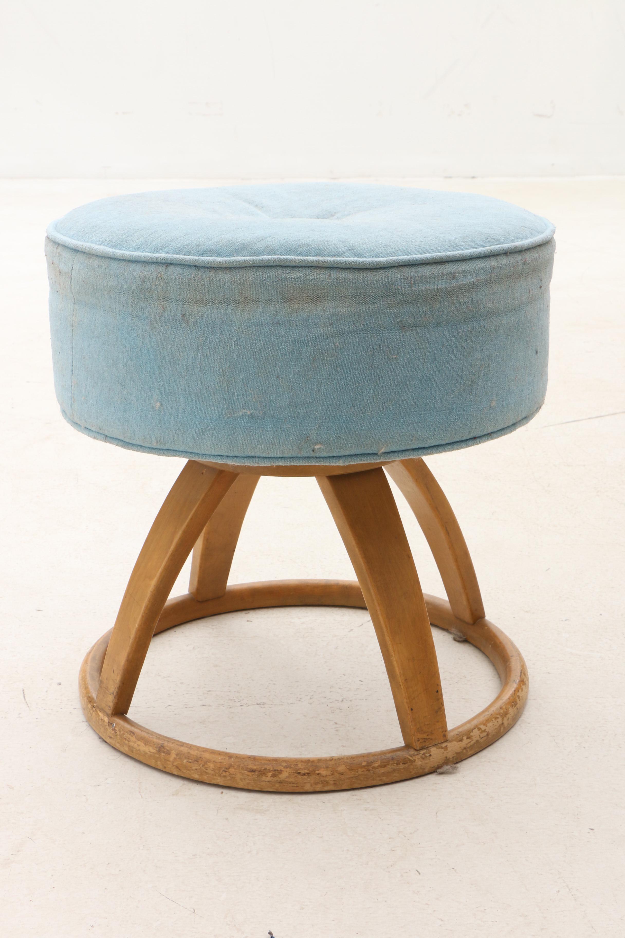 Art Deco Style Vanity Dresser with Mirror and Stool