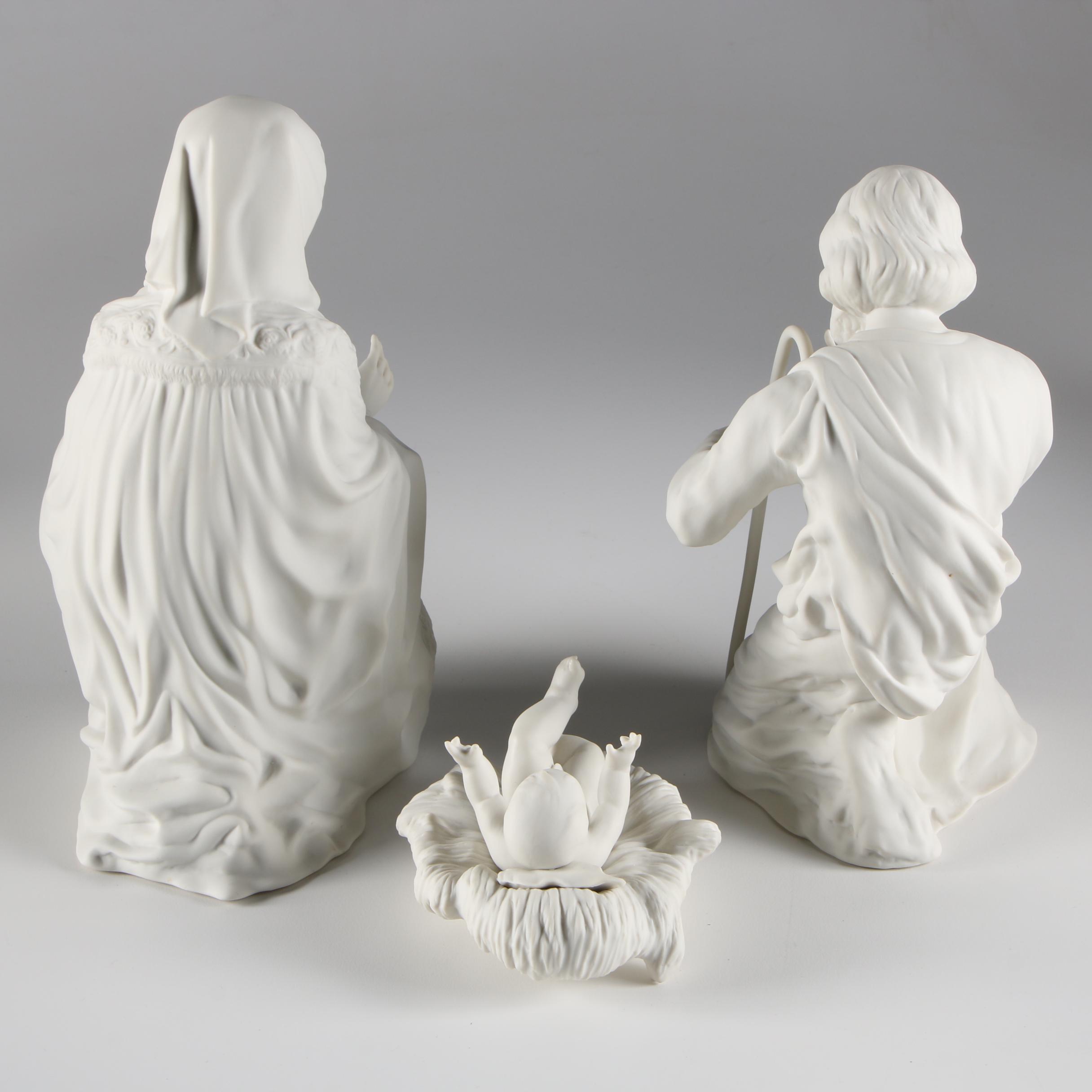Boehm "Spirit of Bethlehem" Bisque Porcelain Nativity Figurines