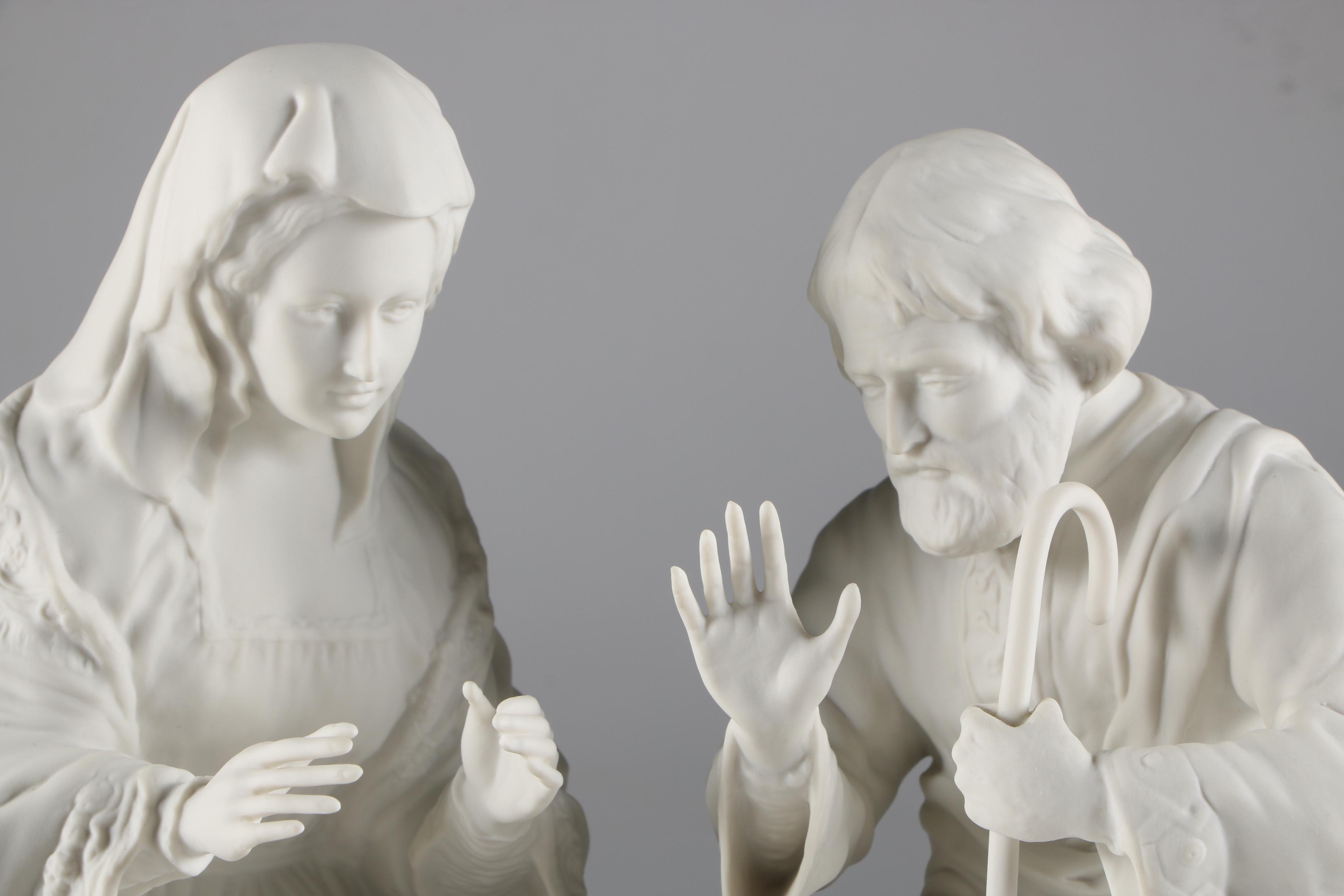 Boehm "Spirit of Bethlehem" Bisque Porcelain Nativity Figurines