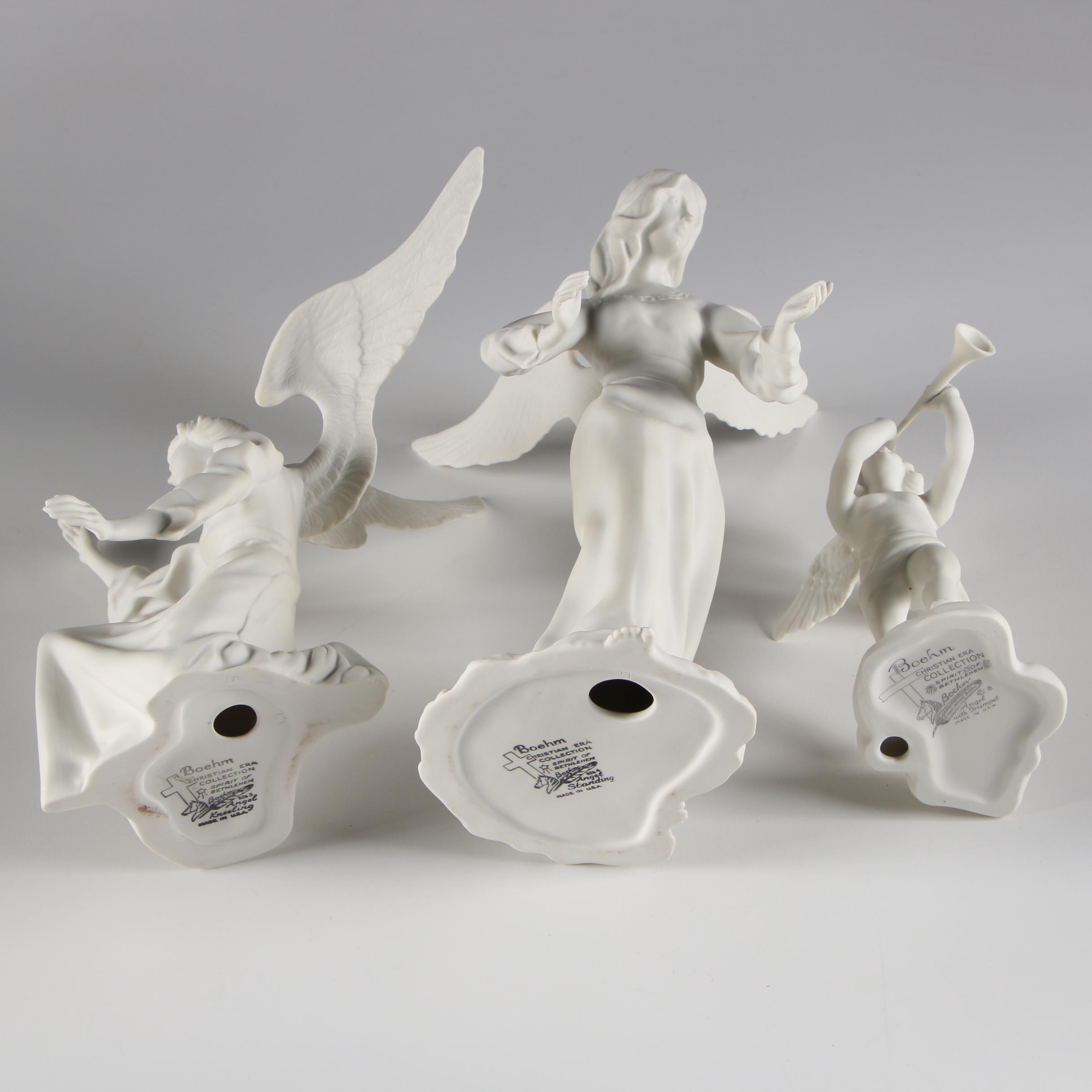 Boehm "Spirit of Bethlehem" Bisque Porcelain Nativity Figurines