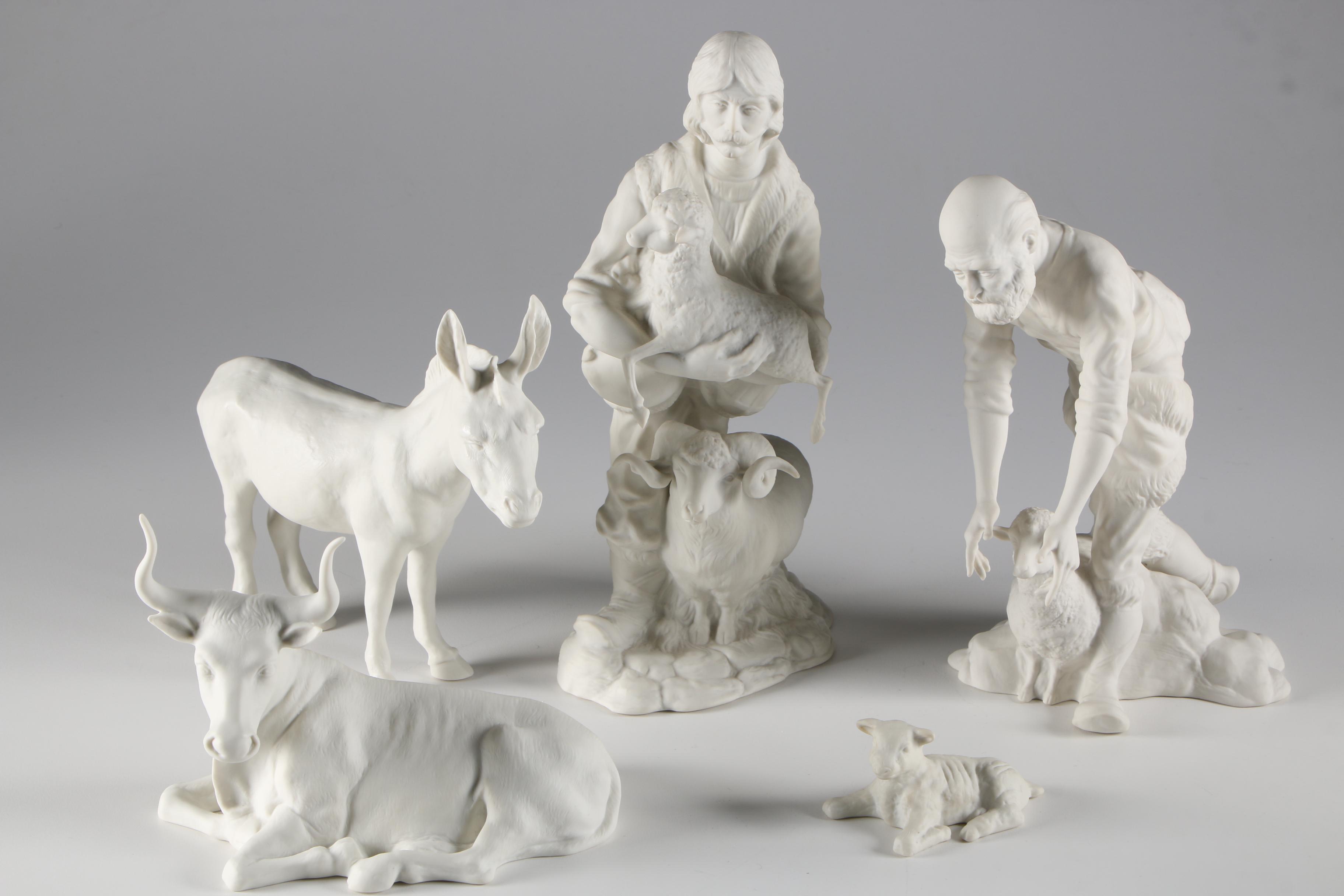 Boehm "Spirit of Bethlehem" Bisque Porcelain Nativity Figurines