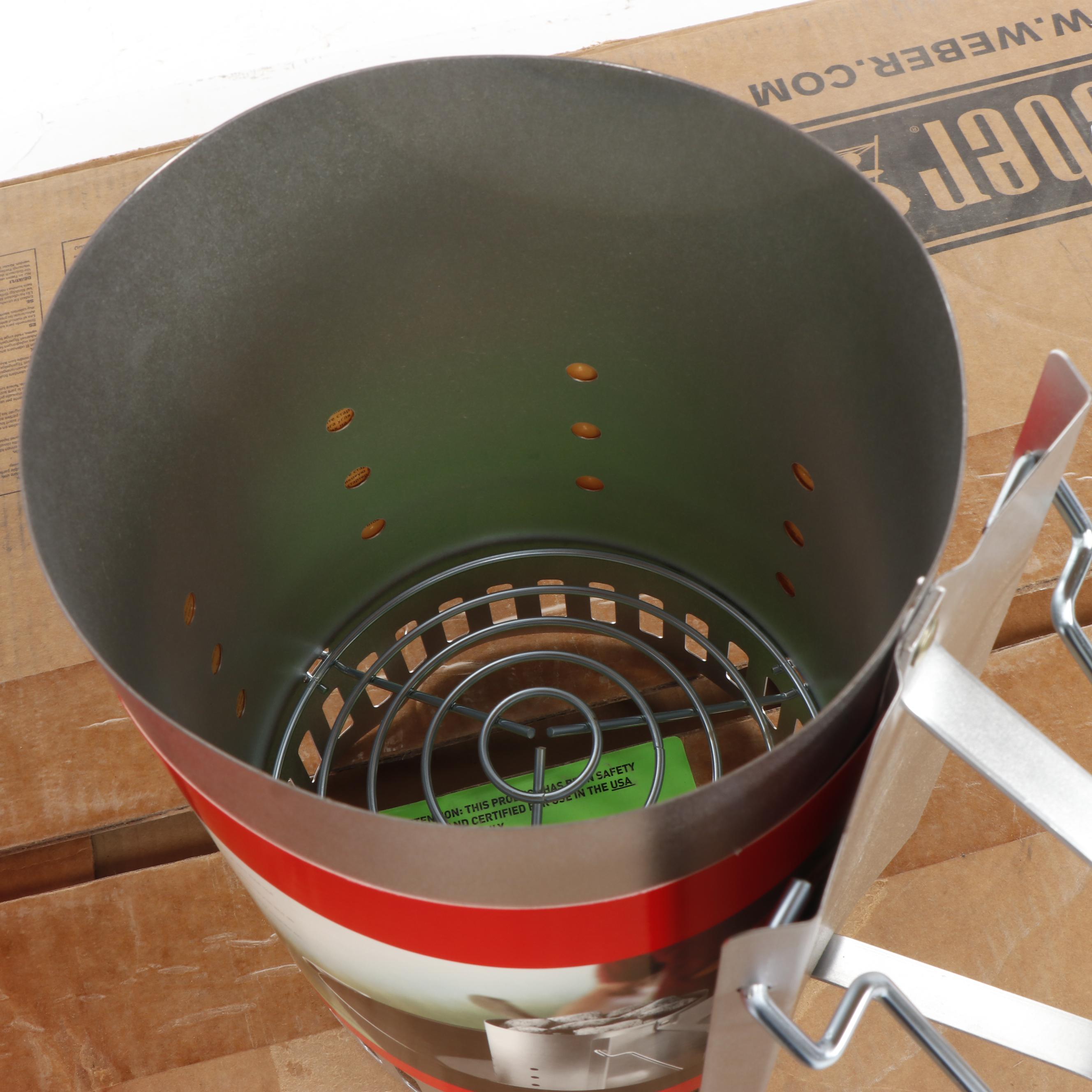 Weber Performer Charcoal Grill with Gas Ignition System and Accessories