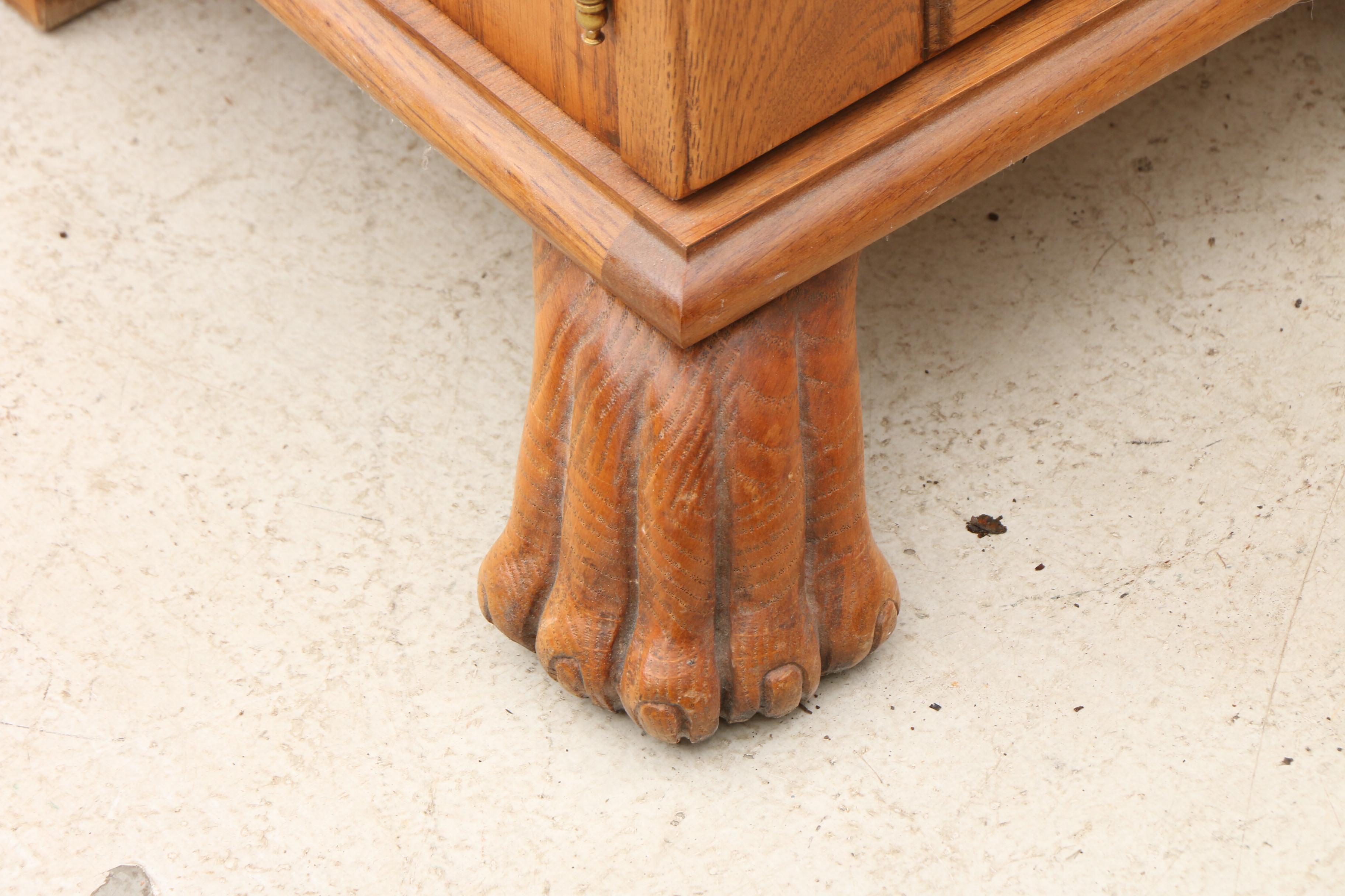 Illuminated Pulaski Gun Cabinets in Oak