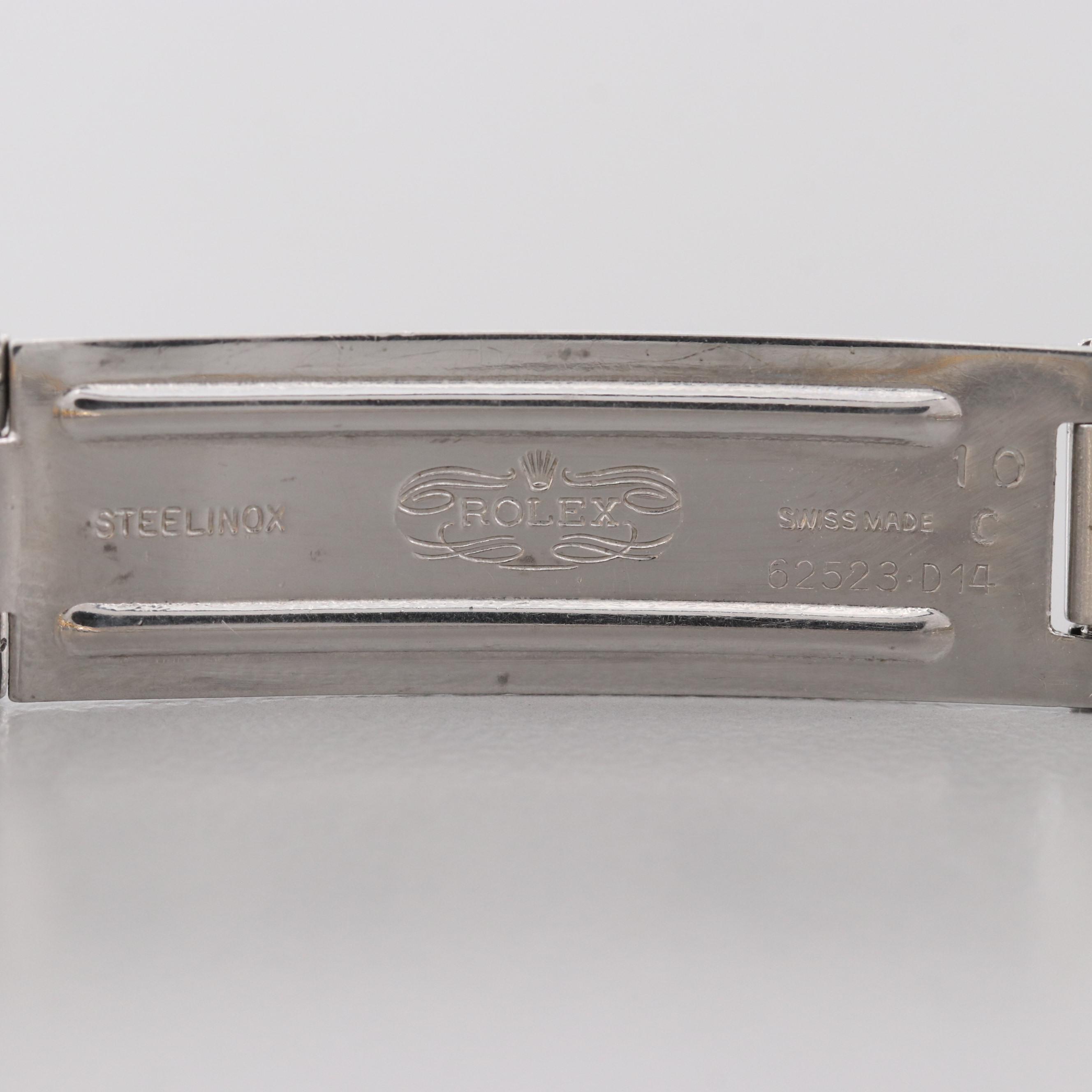 Vintage Rolex Date 14K Yellow Gold and Stainless Steel