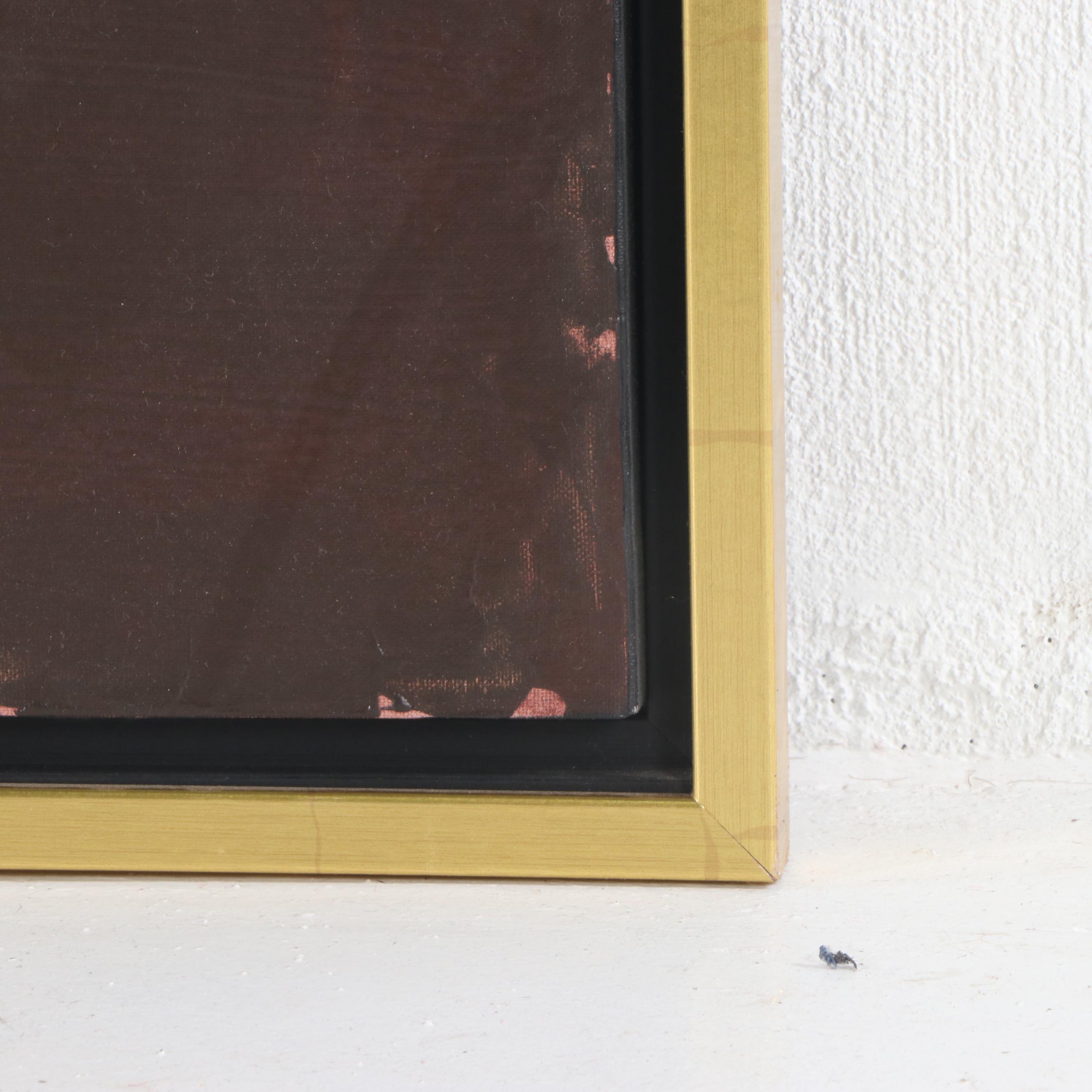 Ron Burnett Abstract Oil Painting