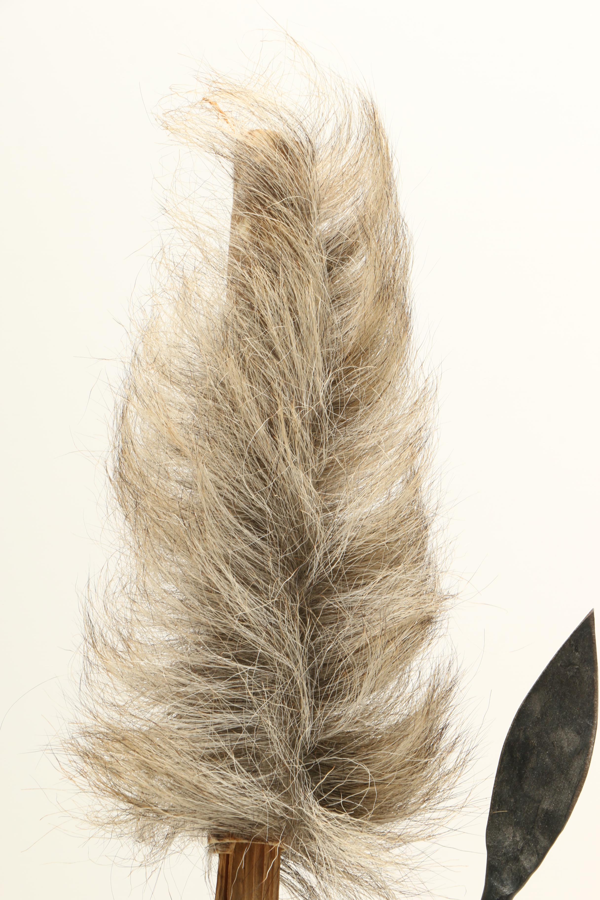 Zulu Cowhide Shield with Knobkerrie and Spear