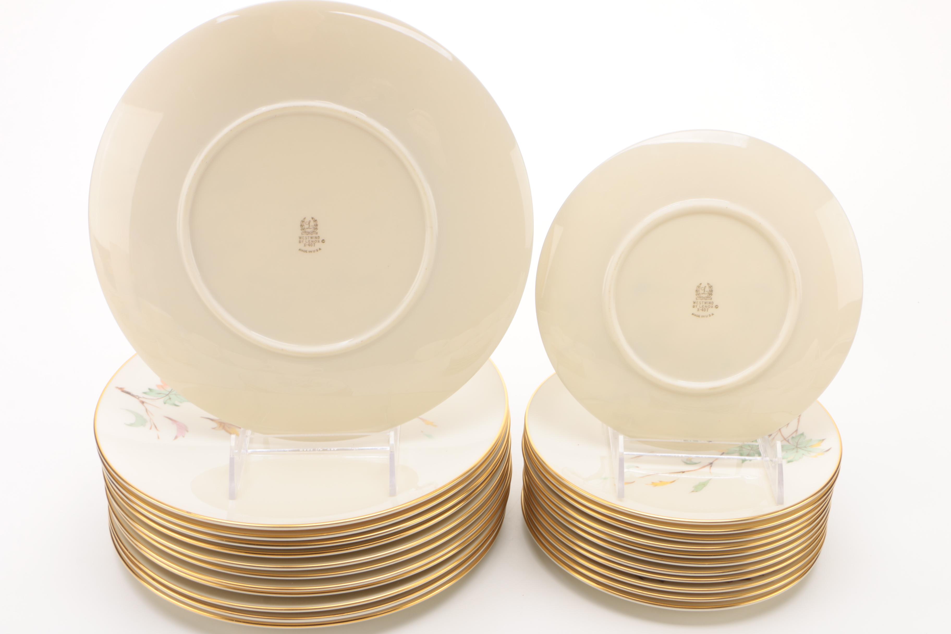 Lenox "Westwind" Bone China Dinnerware, Mid/Late 20th Century