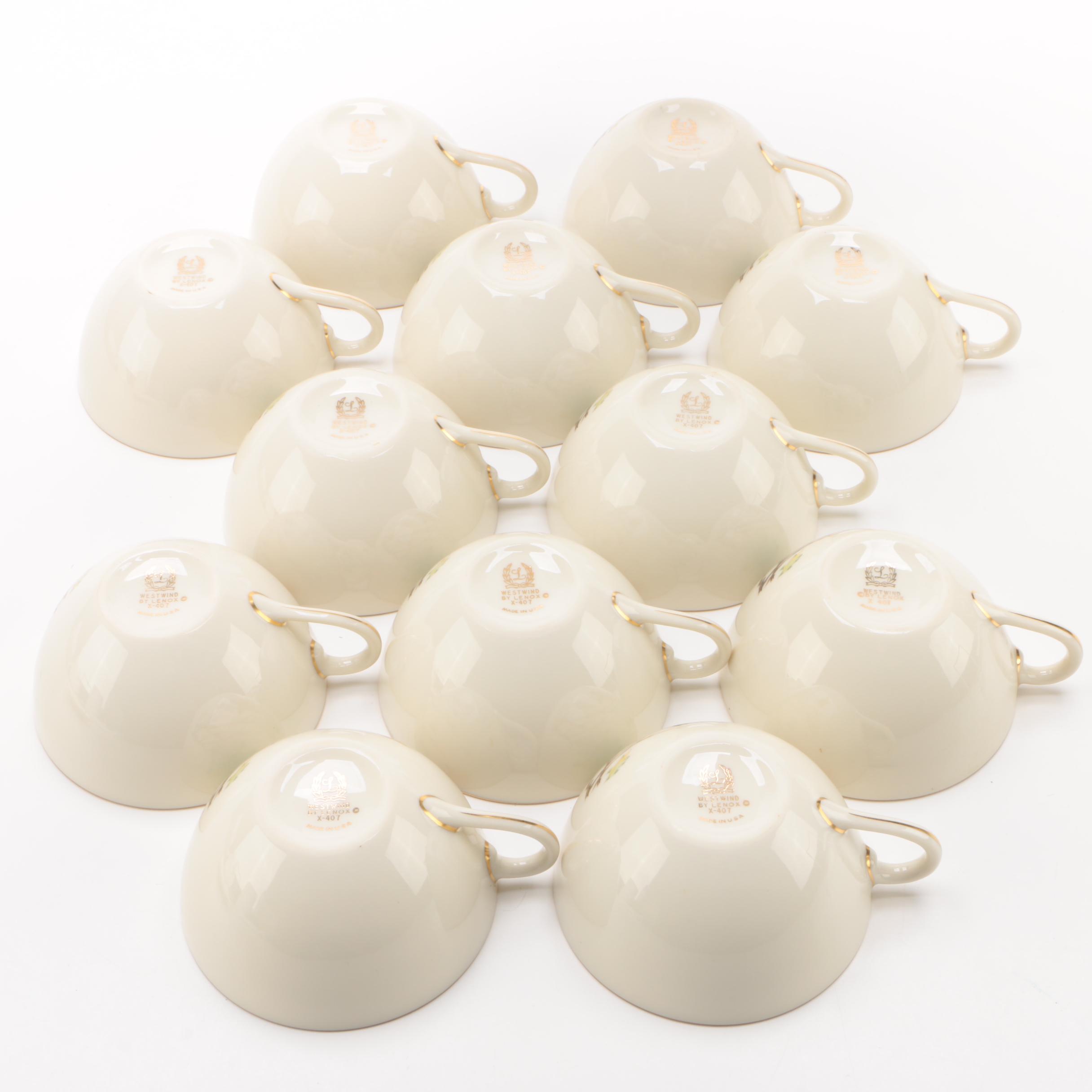 Lenox "Westwind" Bone China Dinnerware, Mid/Late 20th Century