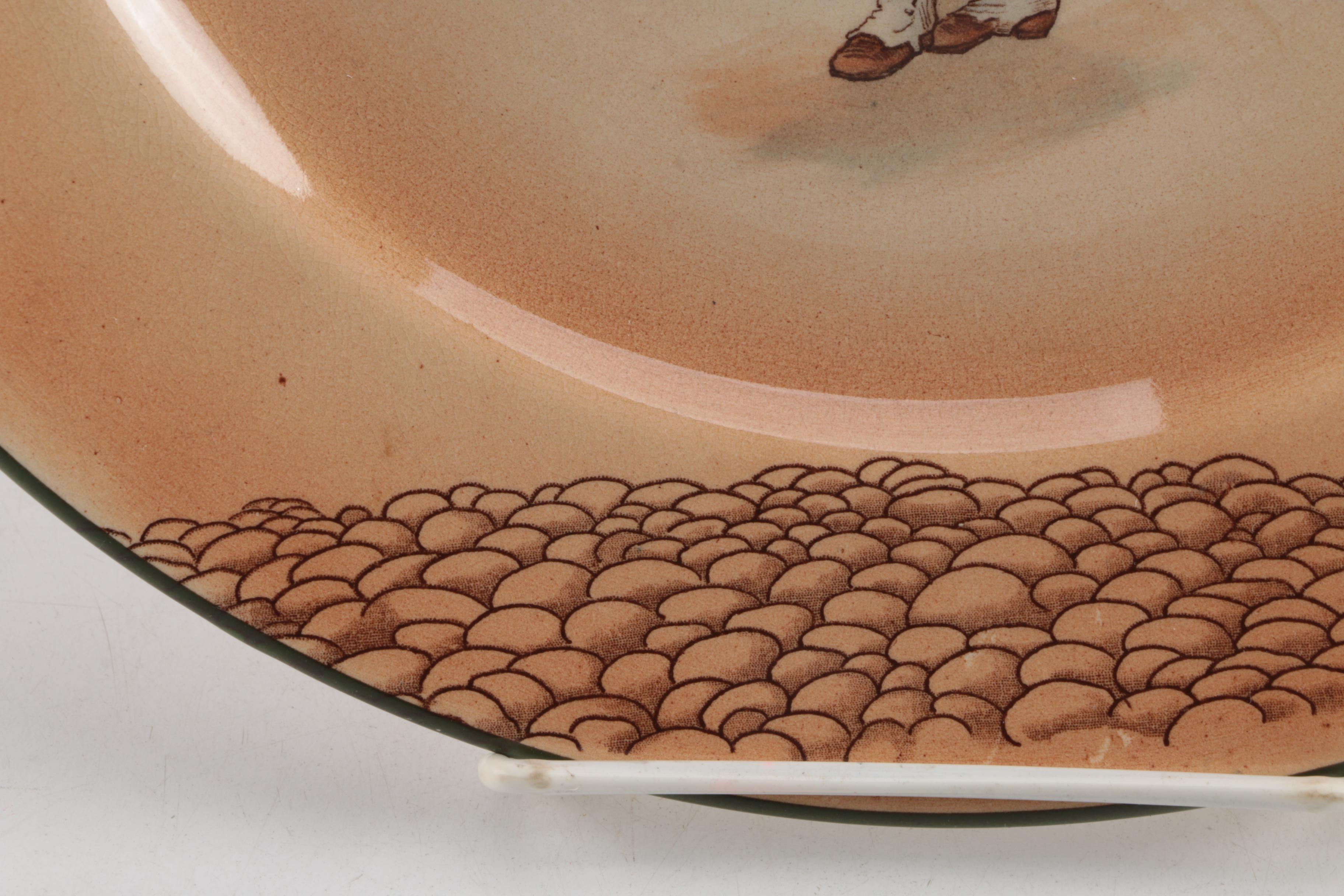 Royal Doulton "Dickens: Mr. Pickwick" Ceramic Dinner Plate, Early 20th C.