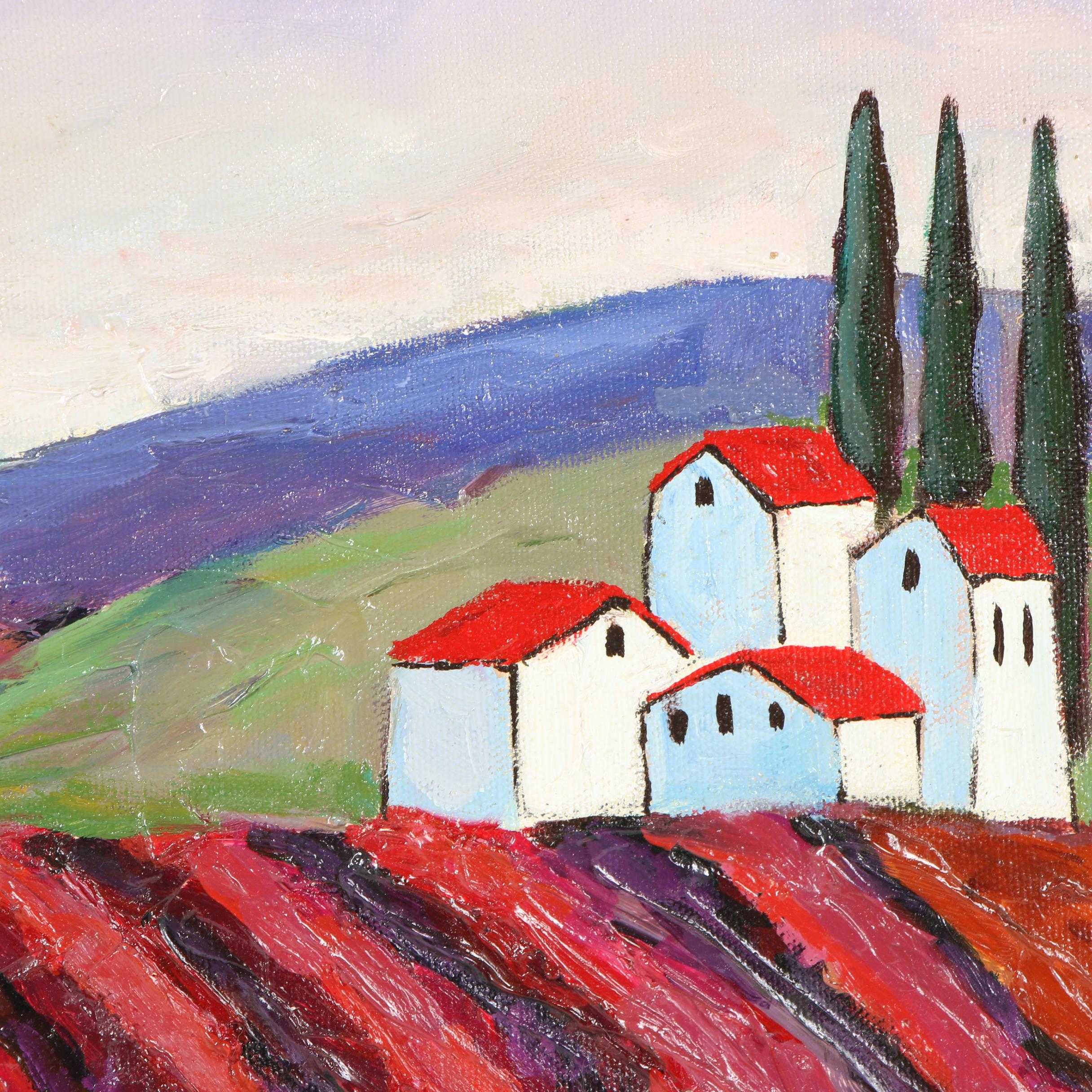 Alexander Khomsky Oil Painting "Yellow Trees"