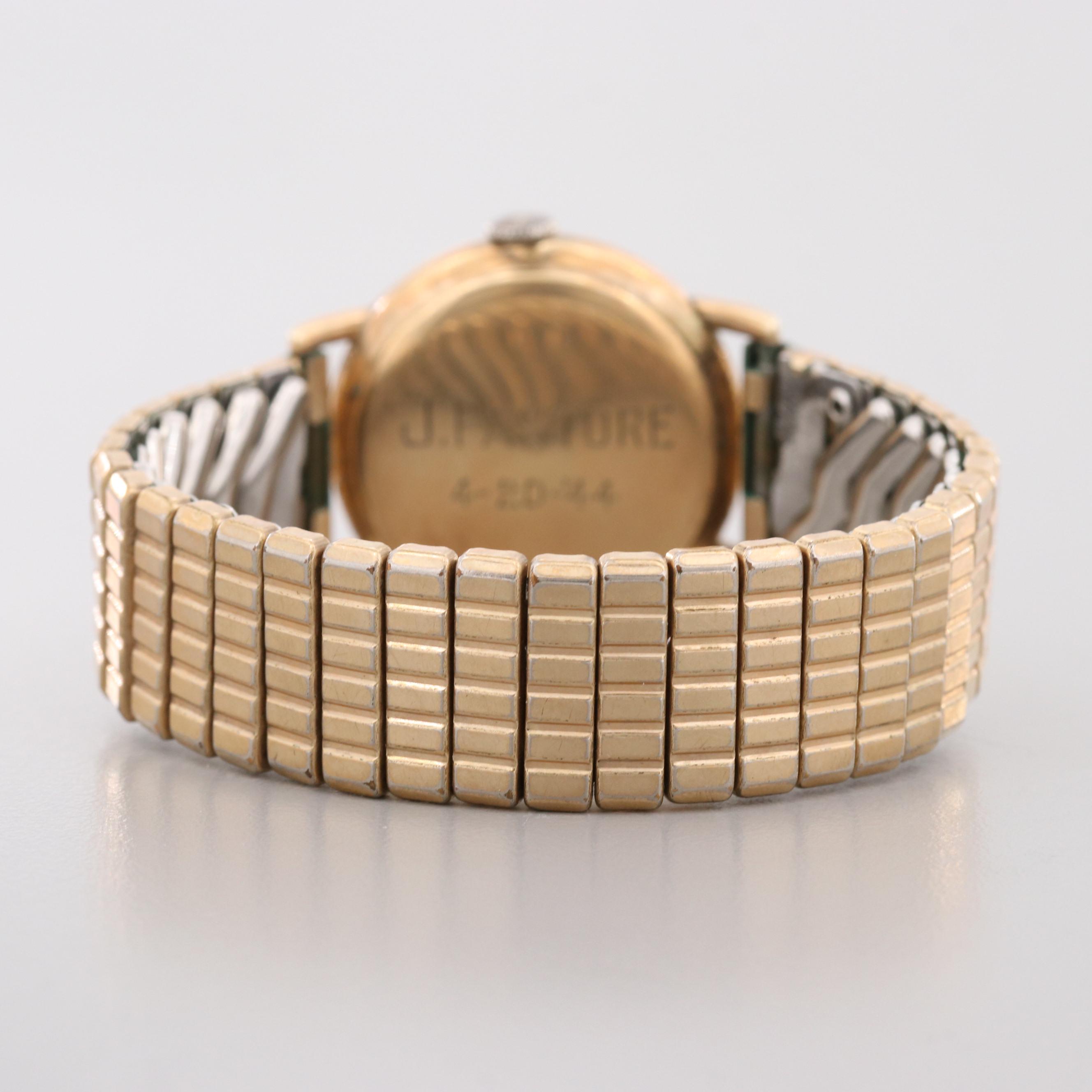 Vintage Wyler 14K Yellow Gold Swiss Watch