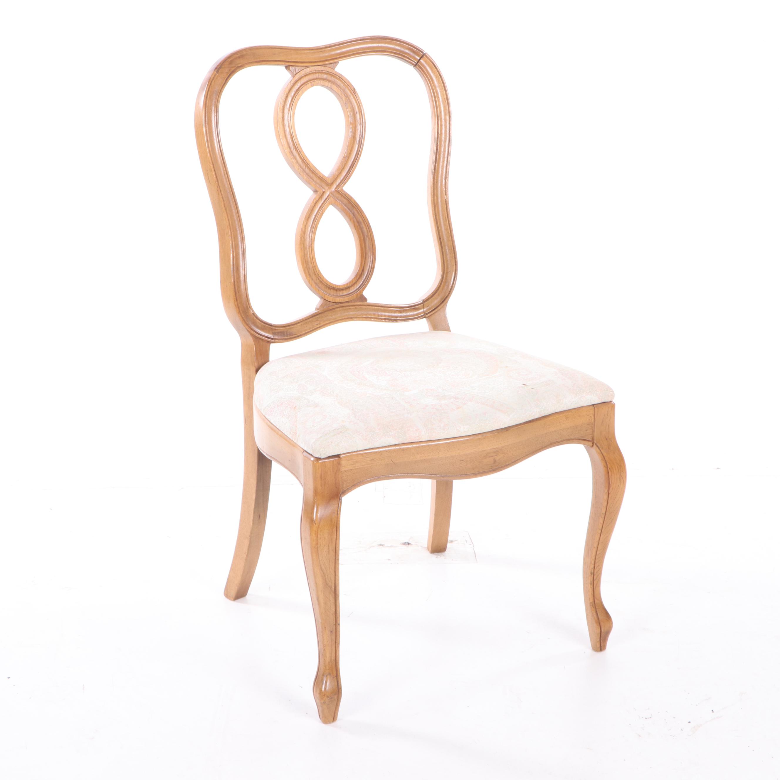 Thomasville "Tableau" Expandable Dining Table and Chair Set, Mid 20th Century